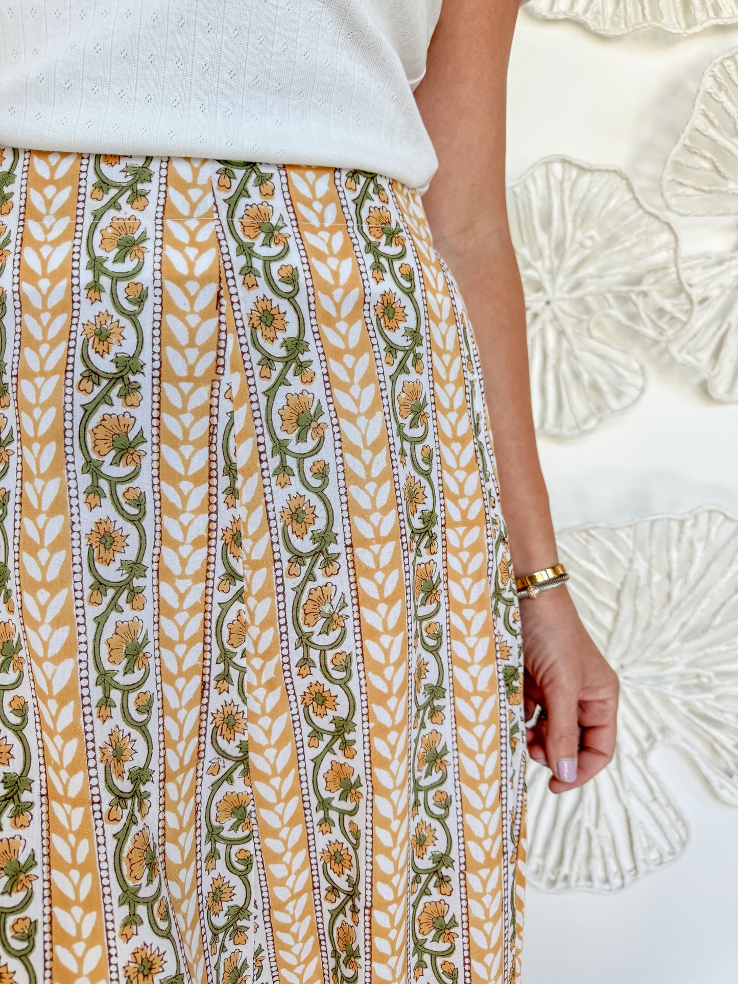 Autumn Printed Maxi Skirt