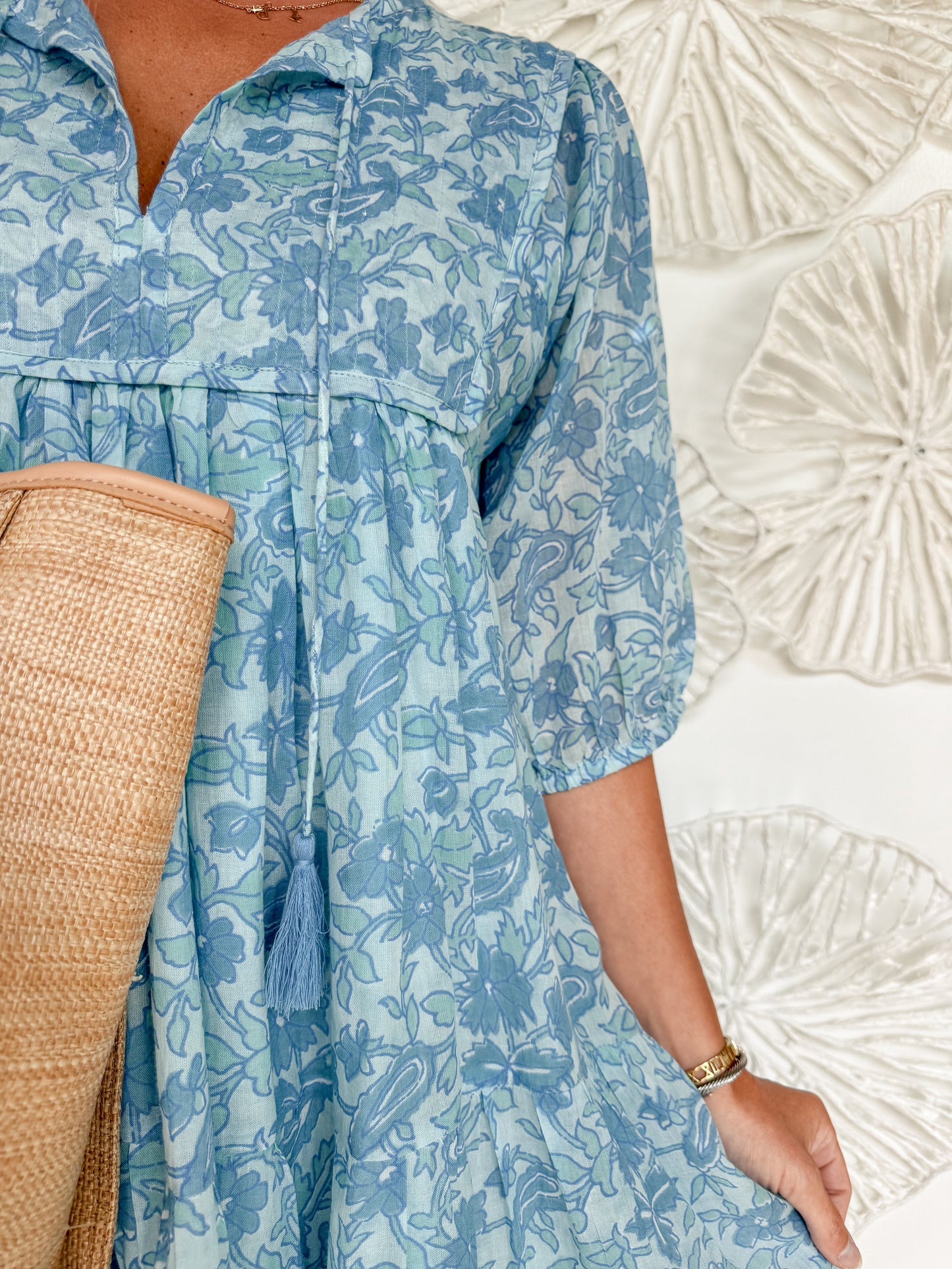 Blue/Green Flowy Midi