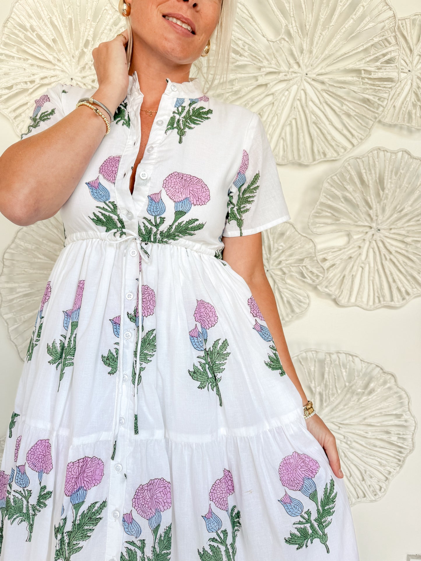 The Harris Block Print Maxi
