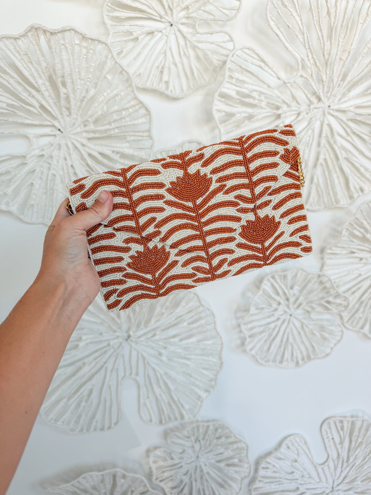 The Jay Beaded Clutch
