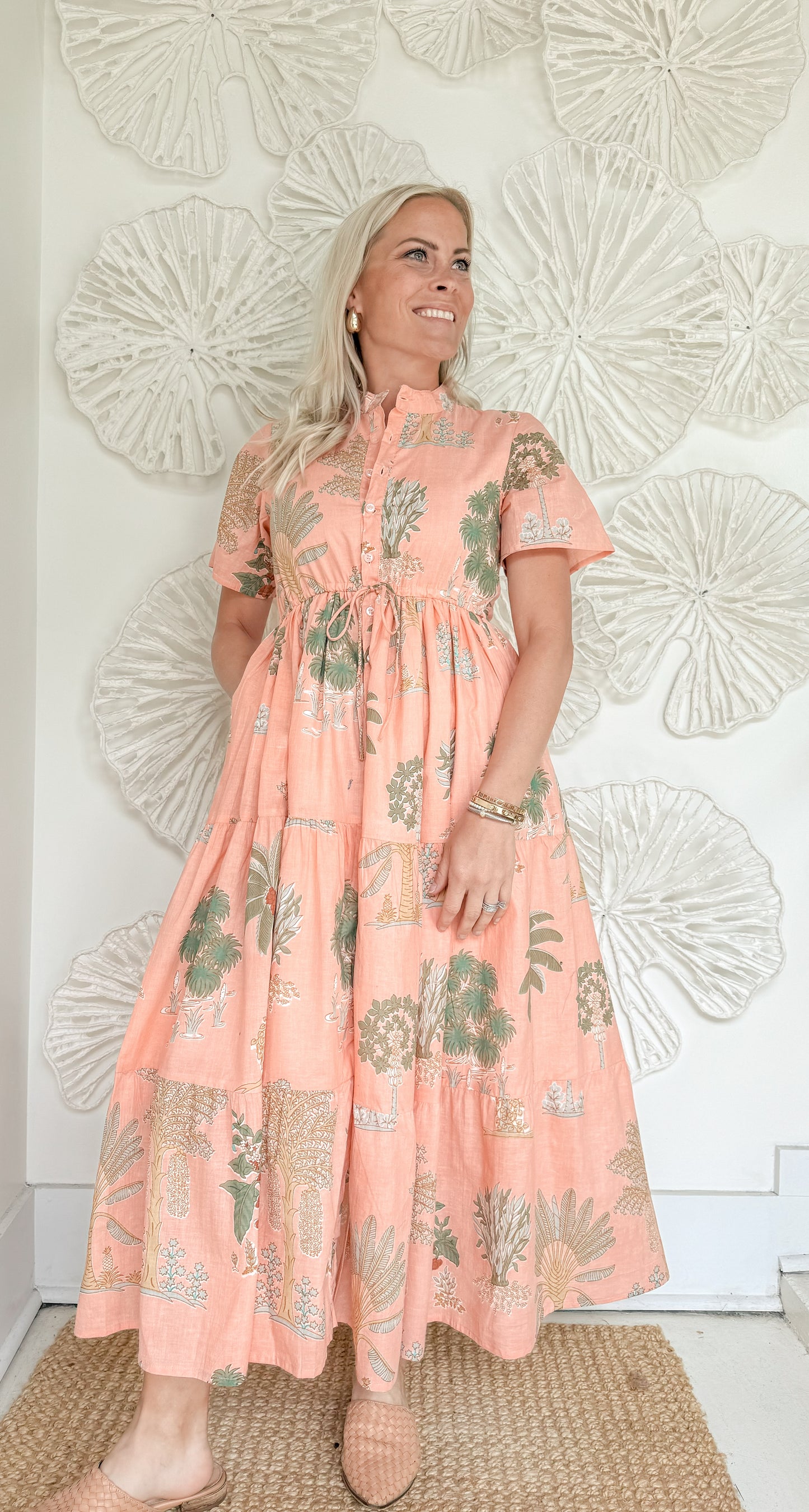 The Cecilia Block Print Maxi