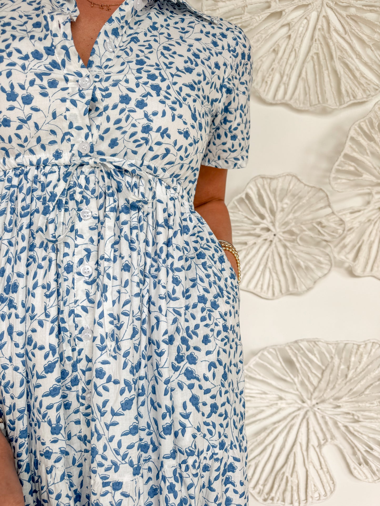 The Porter Block Print Maxi