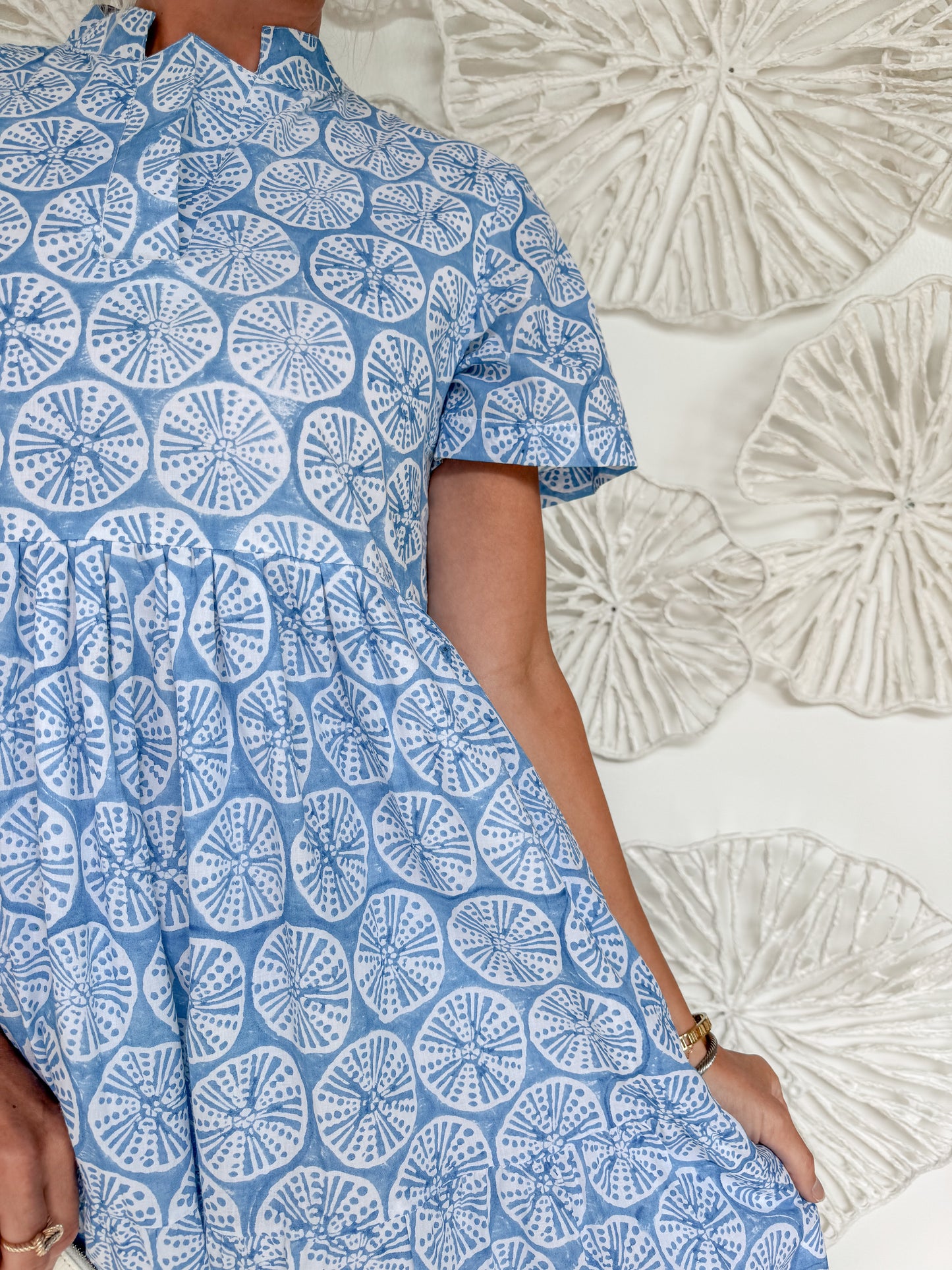 The Sandy Block Print Maxi
