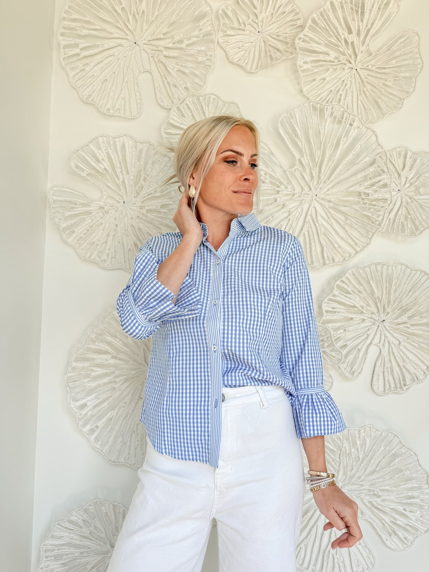 Gretchen Scott Gingham Button Up