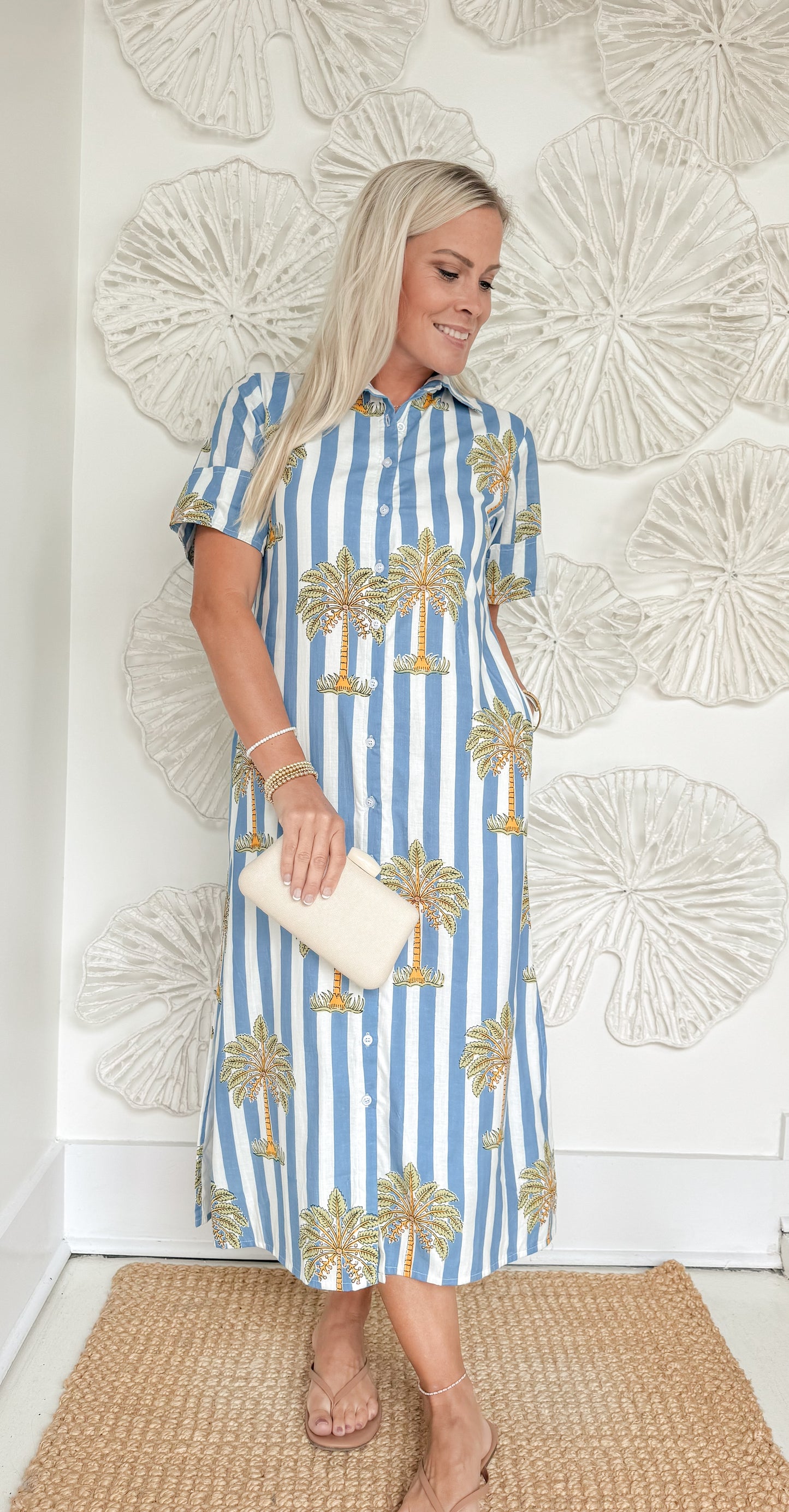 The Clara Block Print Maxi