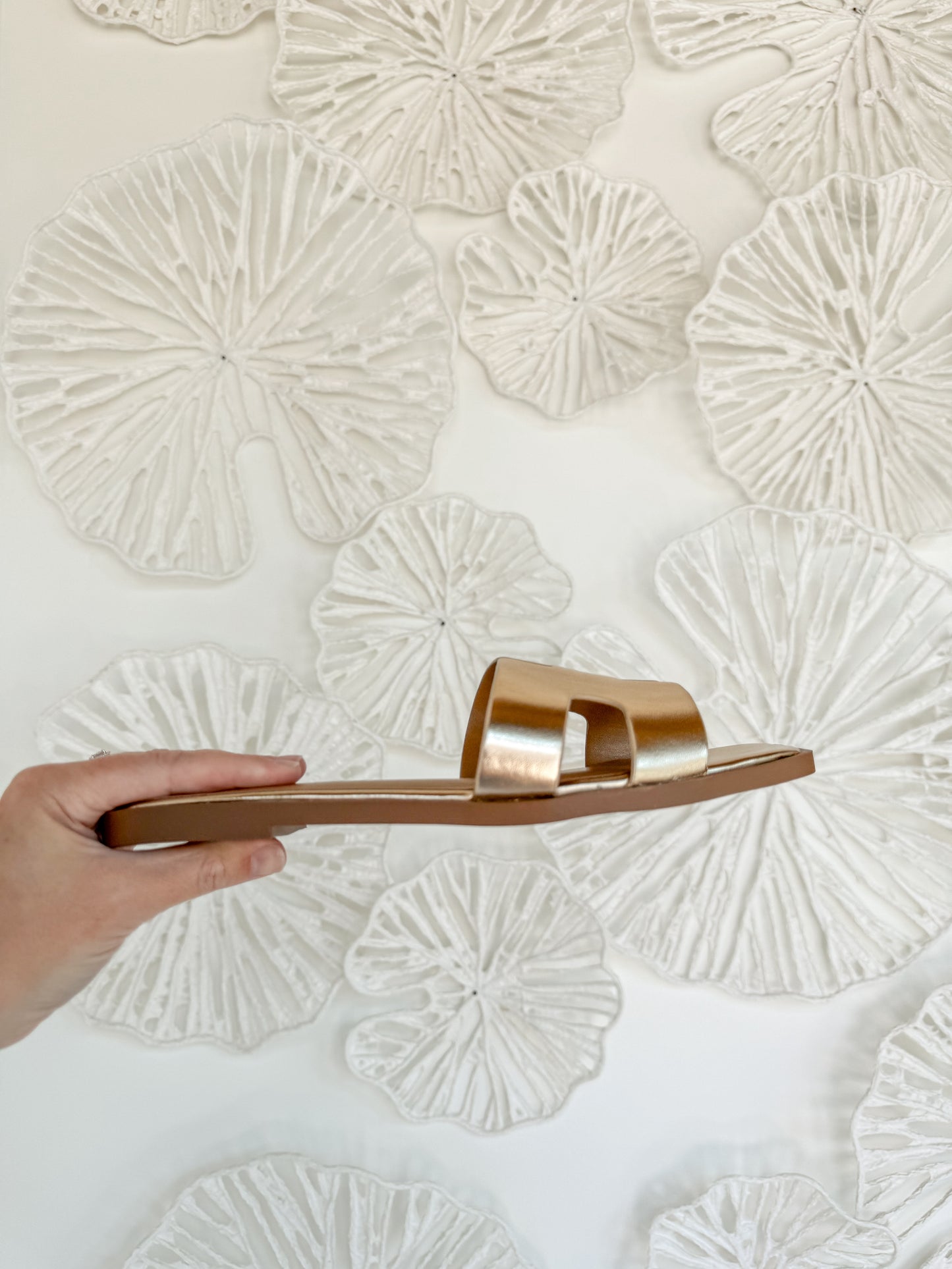 Gold Shimmery Sandal