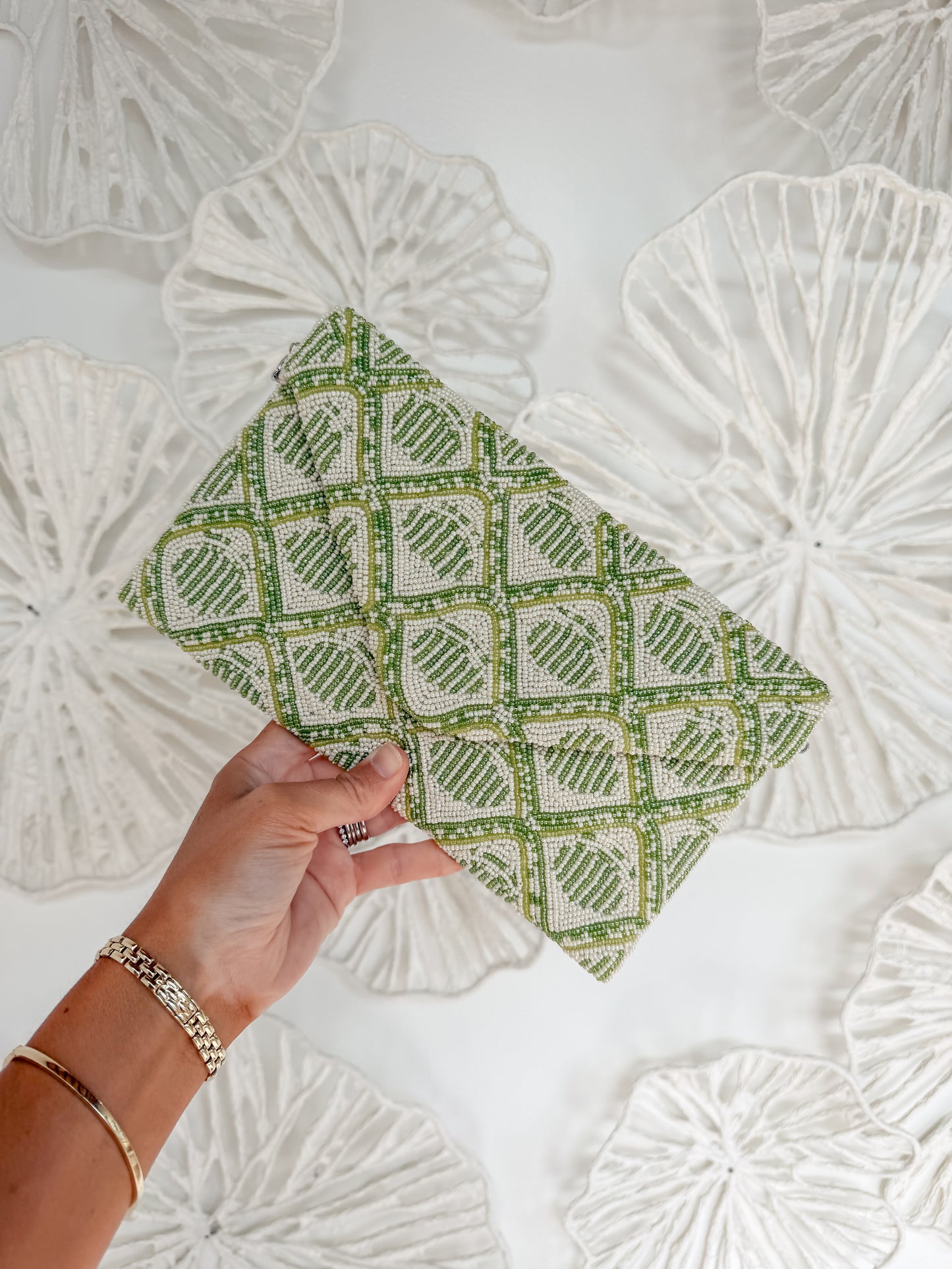 The Elizabeth Beaded Clutch
