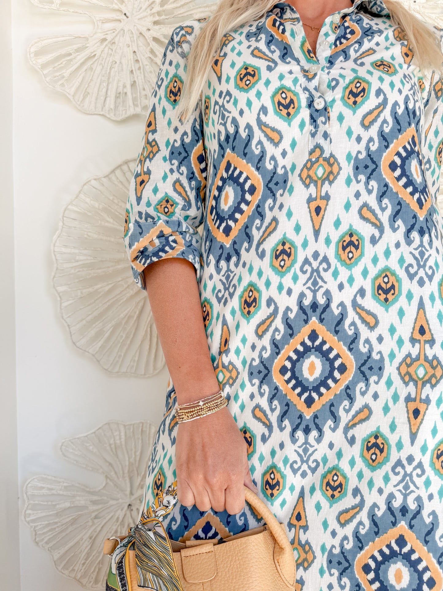 The Versi Block Print Midi