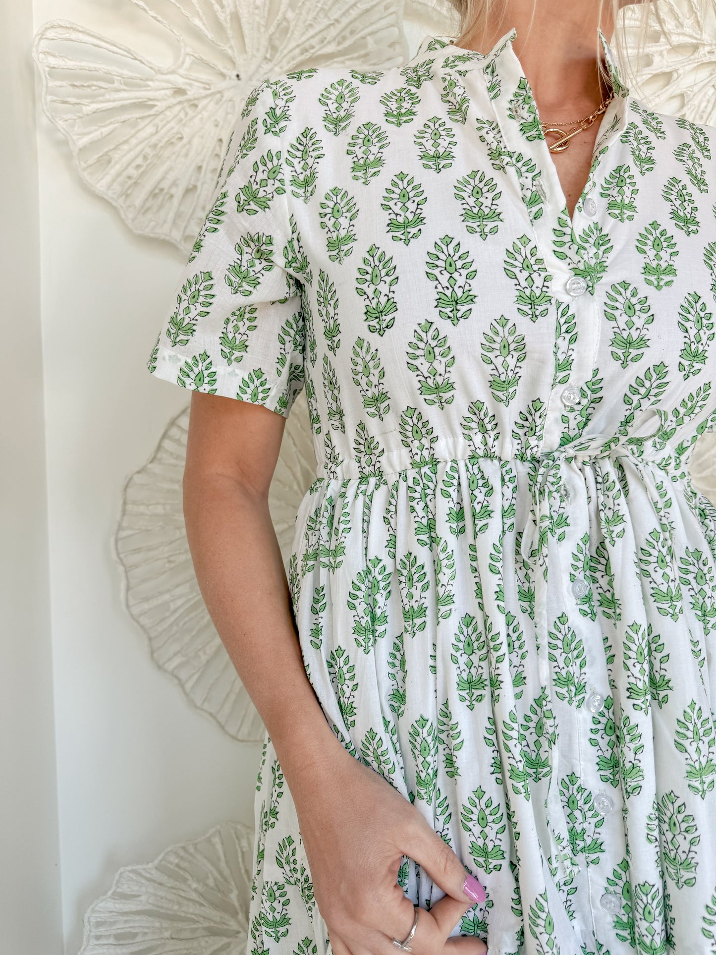 The Sara Block Print Maxi