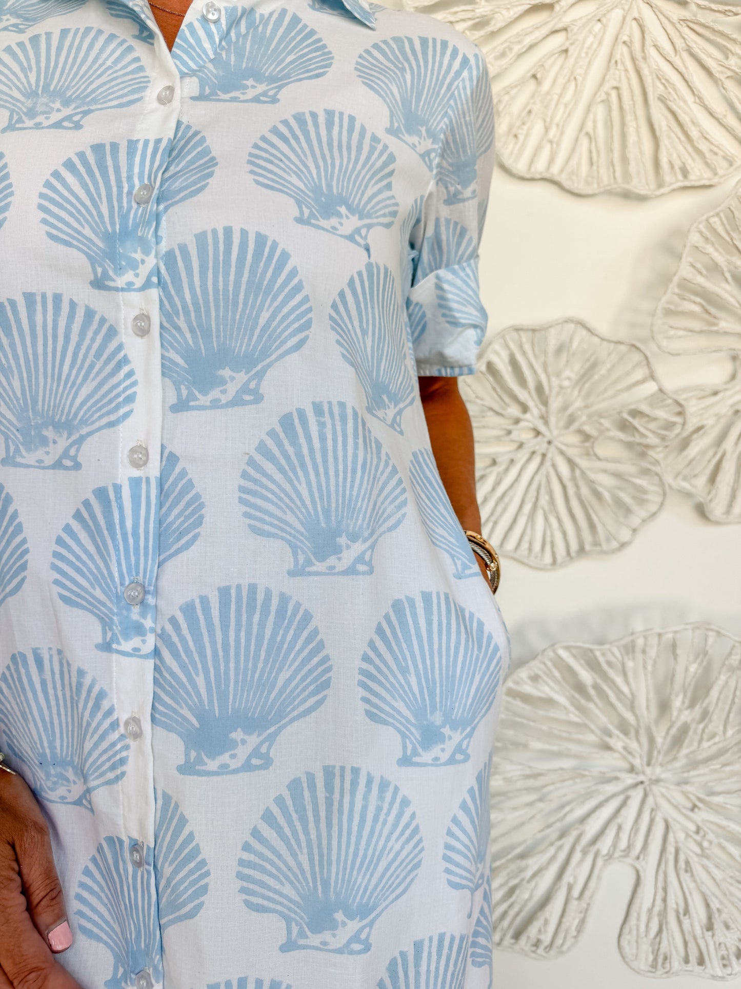 The Shelly Block Print Maxi