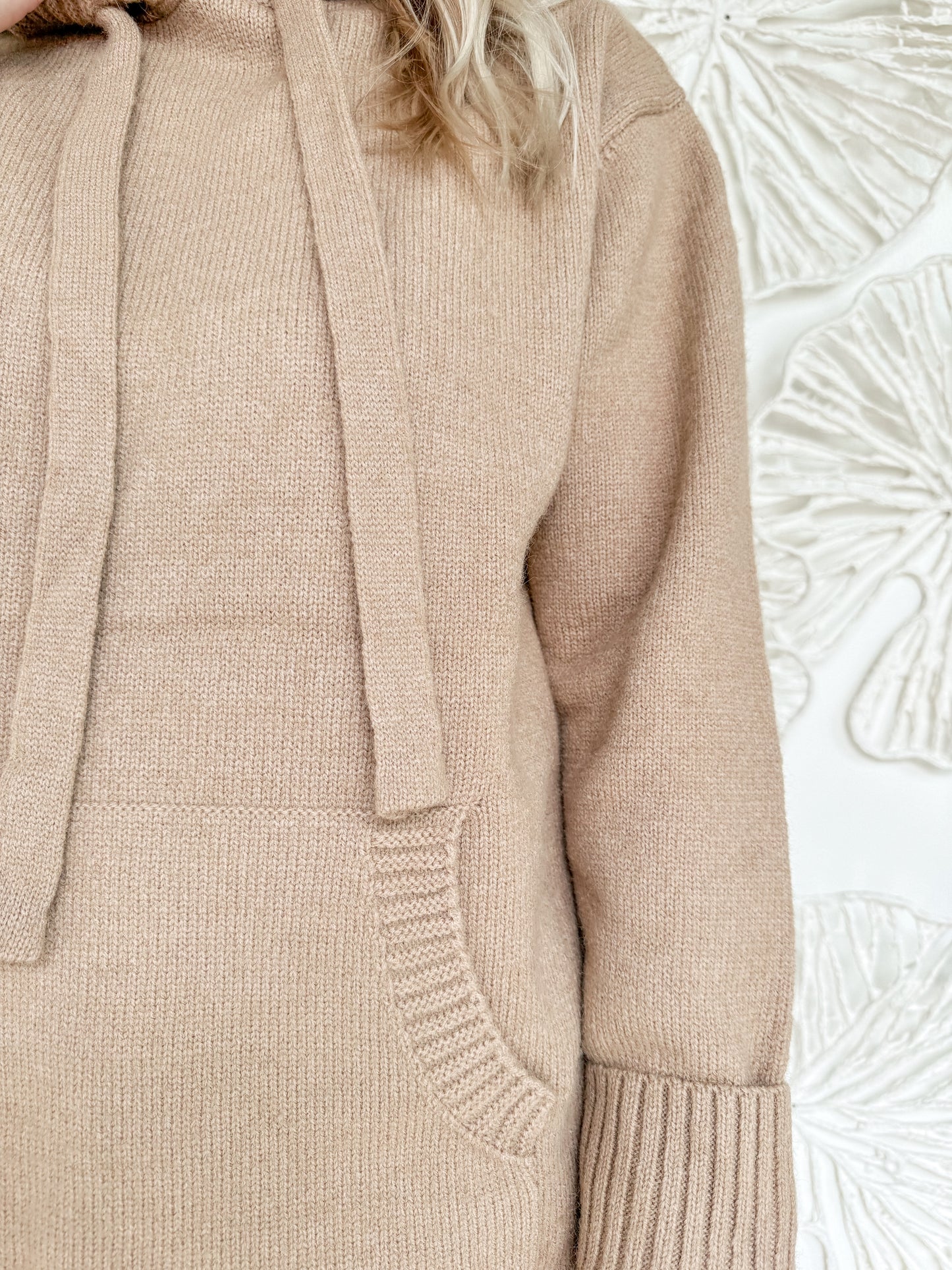 Latte Hooded Pullover