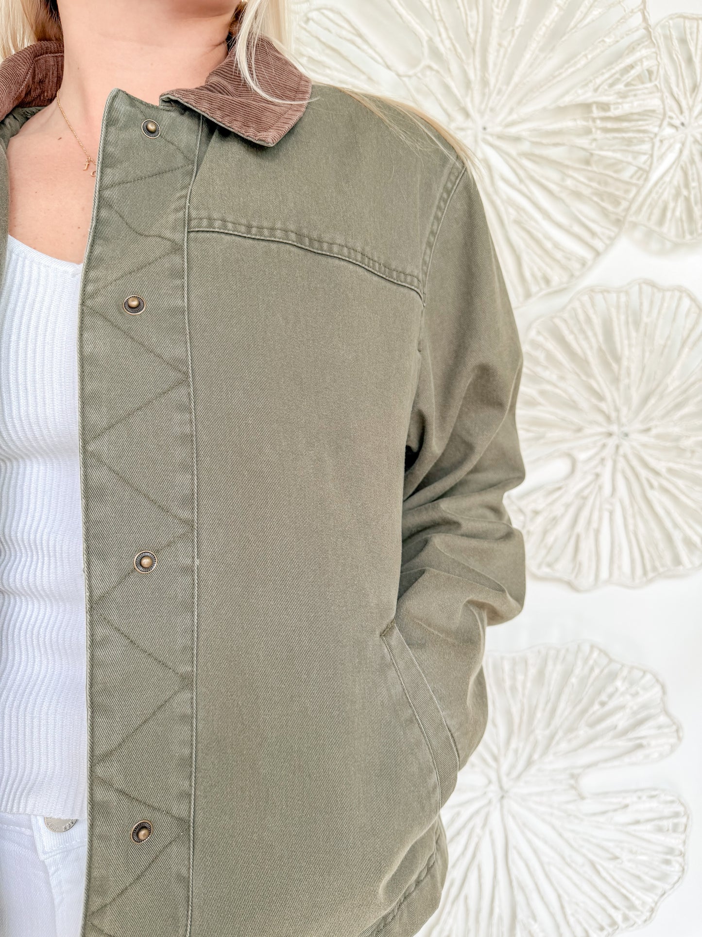 Olive Chore Jacket