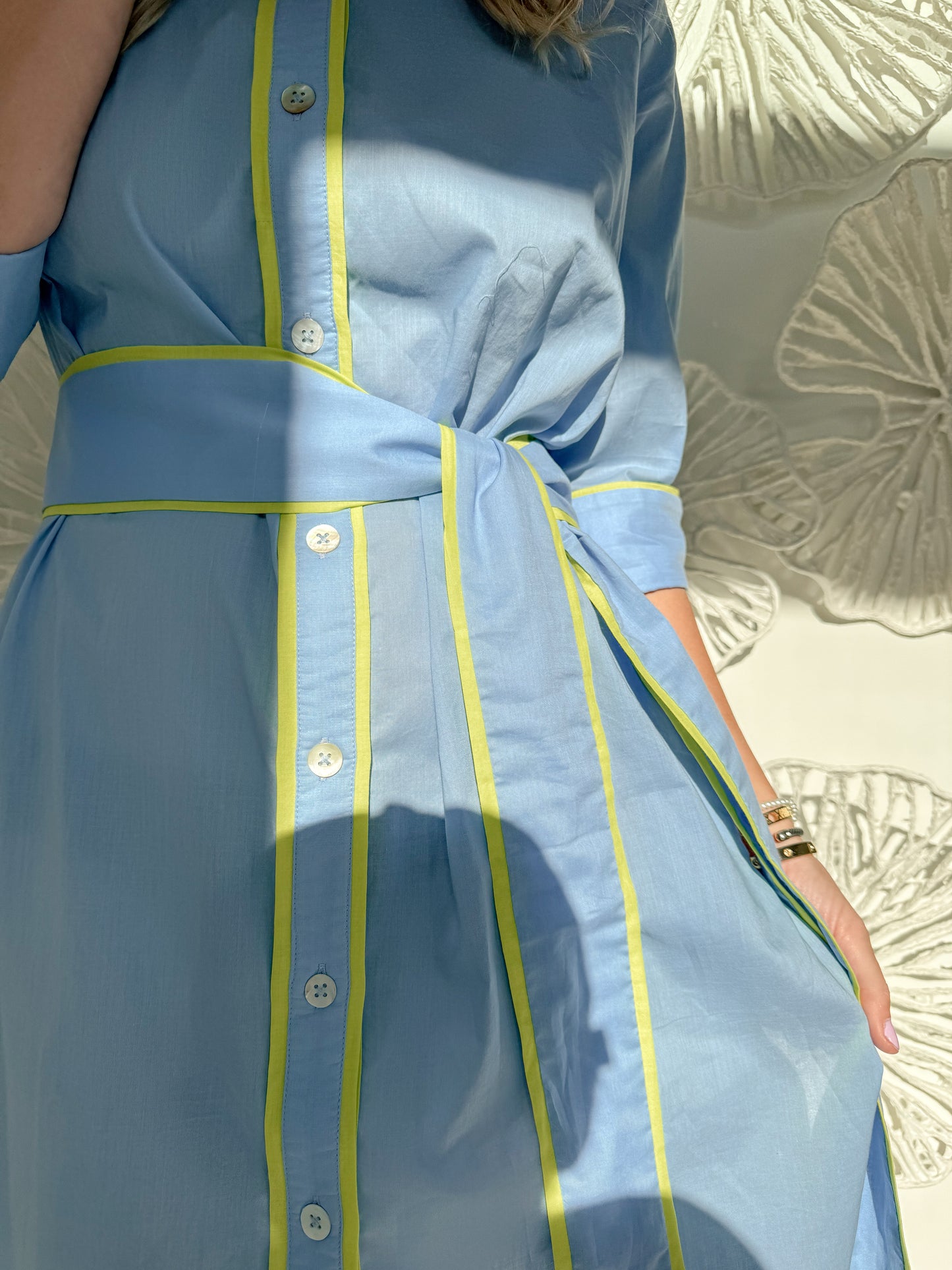 Gretchen Scott Blue/Green Button Mini