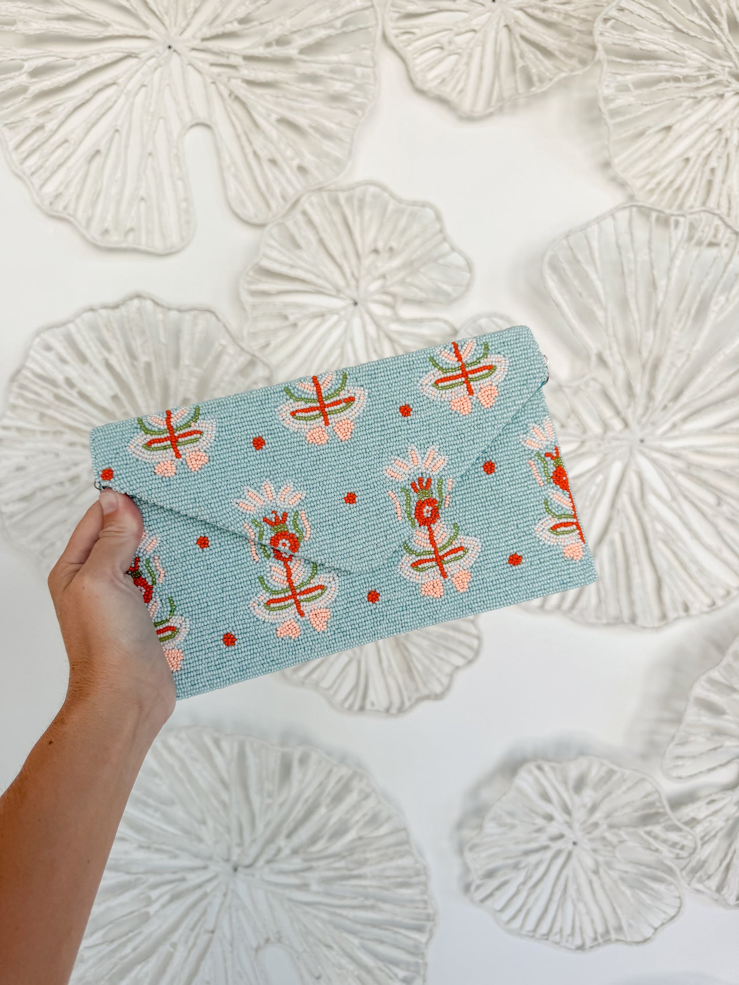 The Belle Beaded Clutch