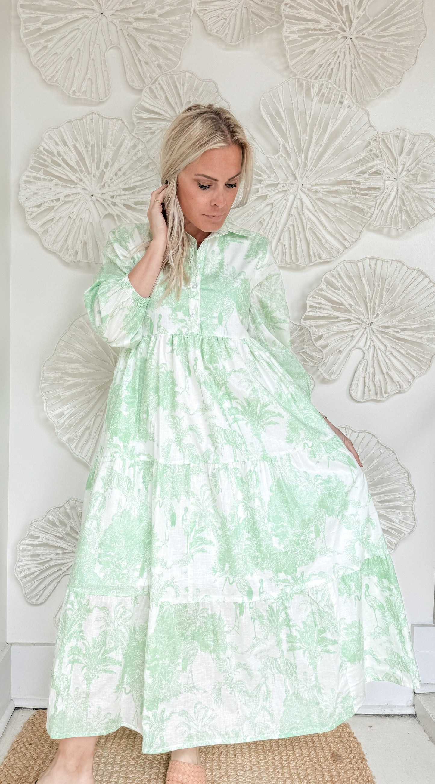 The Kate Block Print Maxi