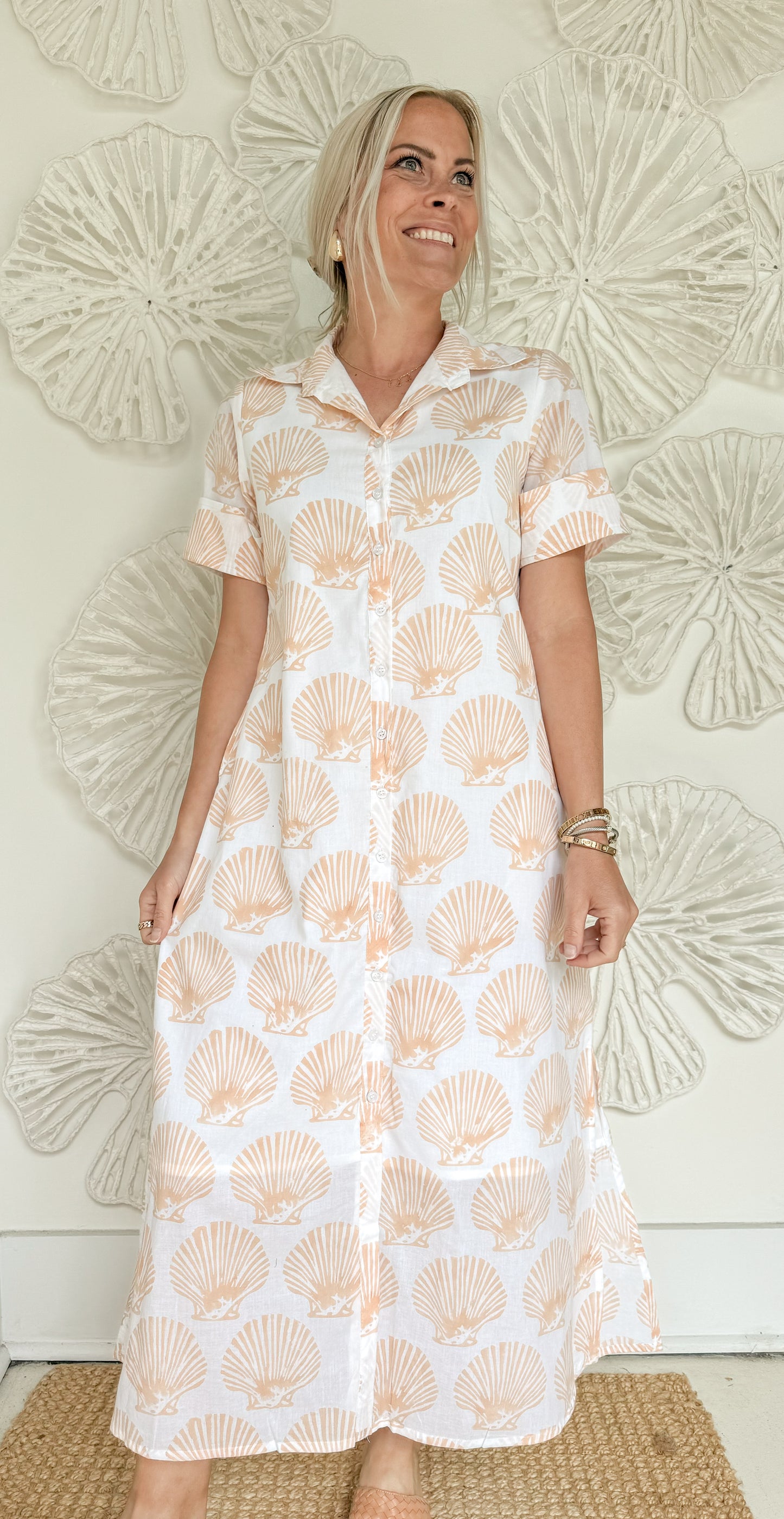 The Winnie Block Print Maxi