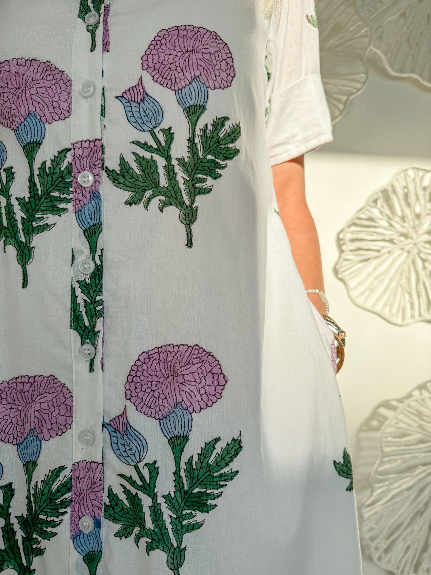 The Gracelyn Block Print Maxi