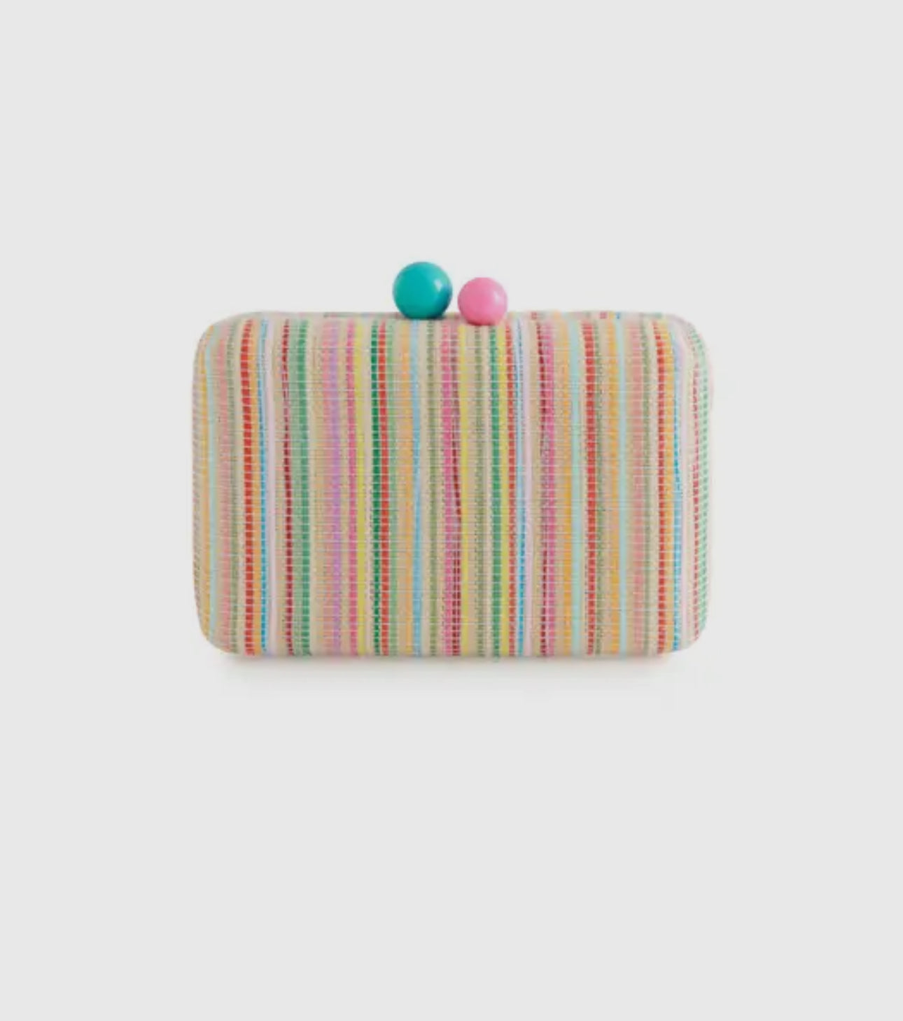 Multi Color Woven Clutch