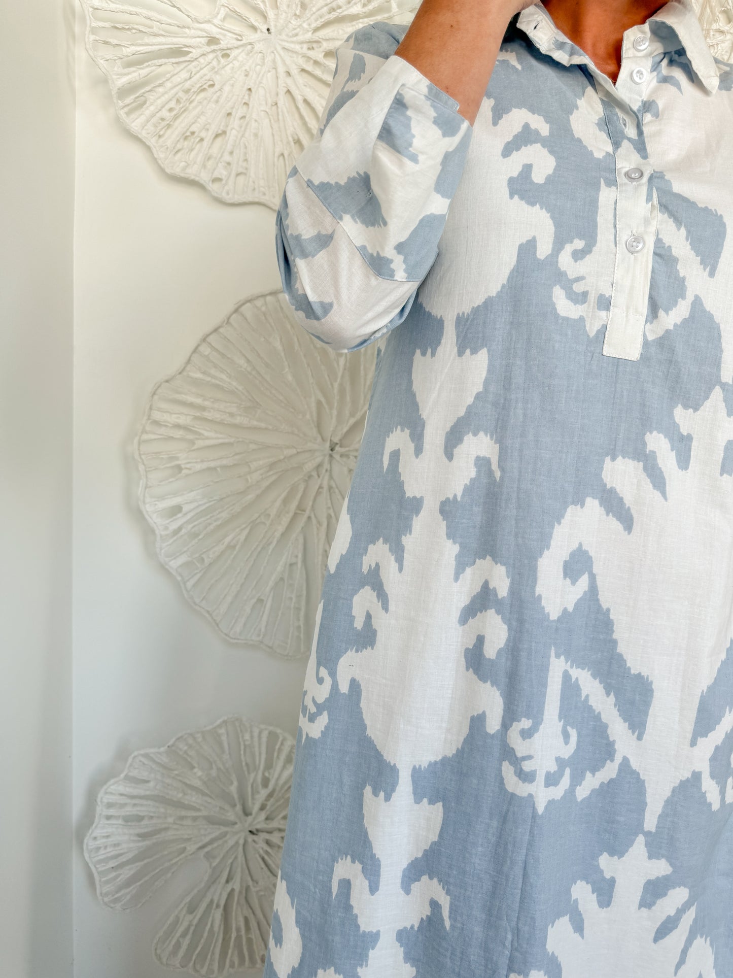 The Christina Block Print Maxi