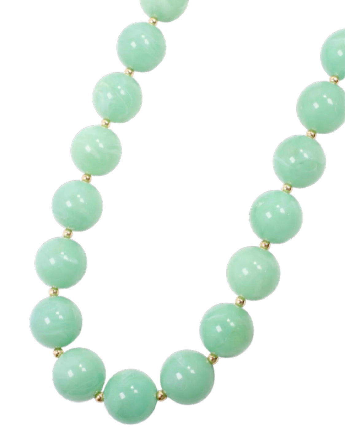 Tarry Marble Beaded Necklace