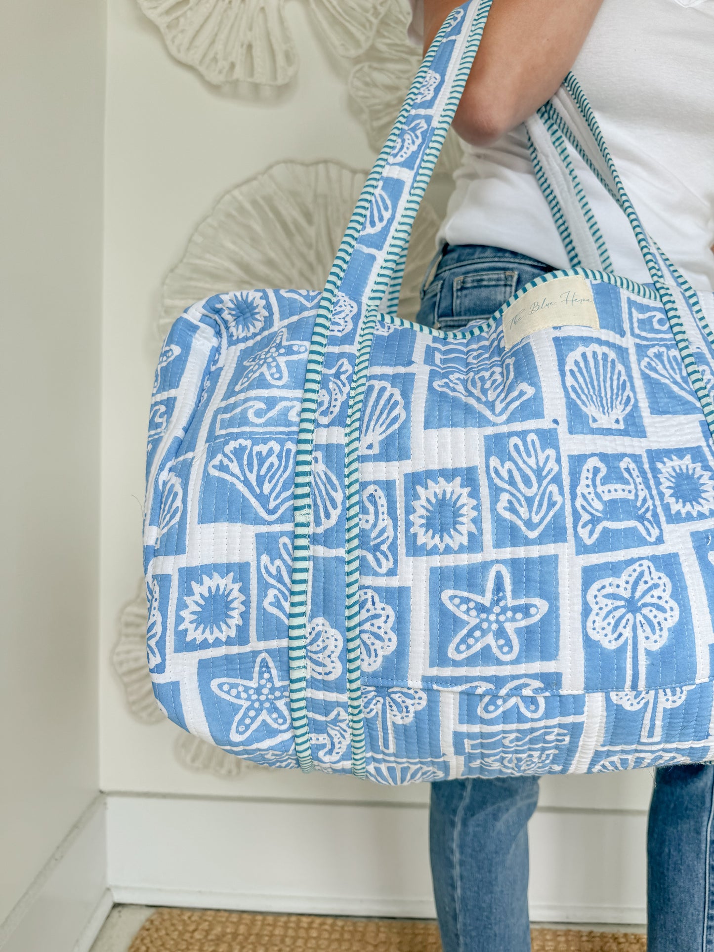 The Daphne Block Print Weekender