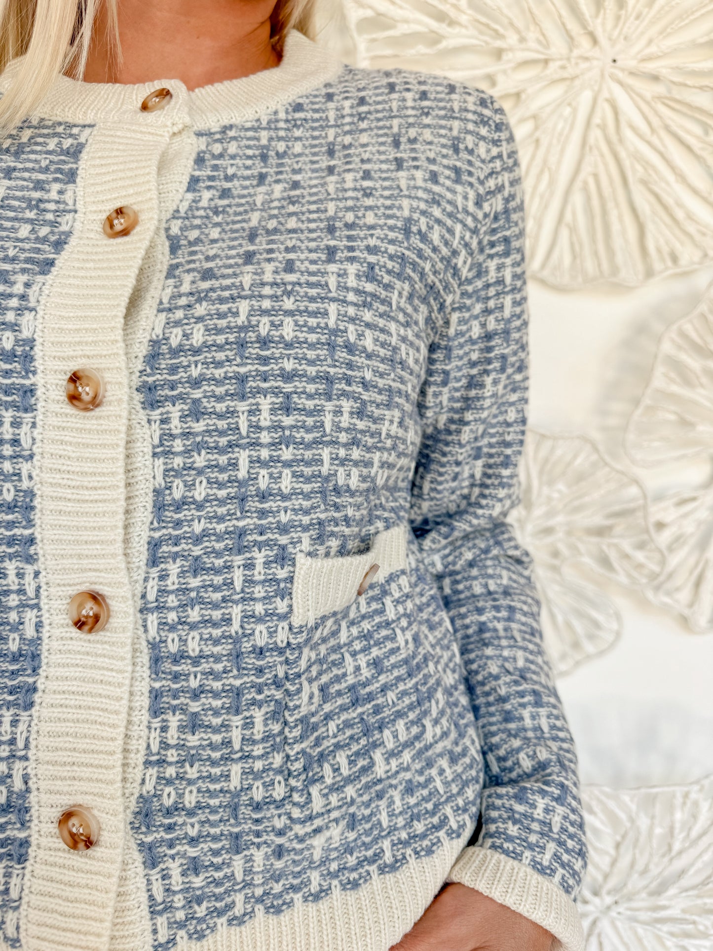 Blue Sweater Cardigan