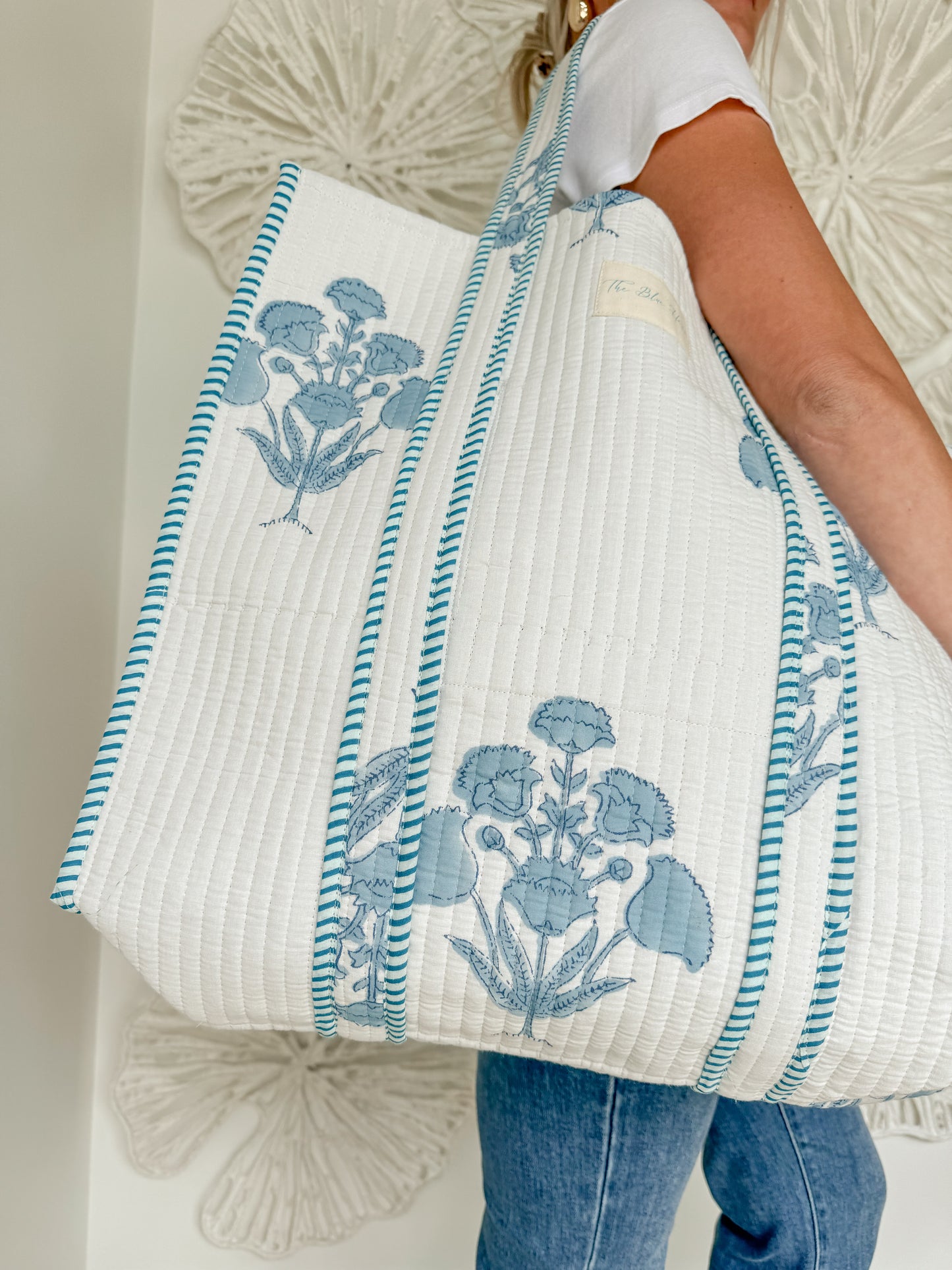 The Marilyn Block Print Tote