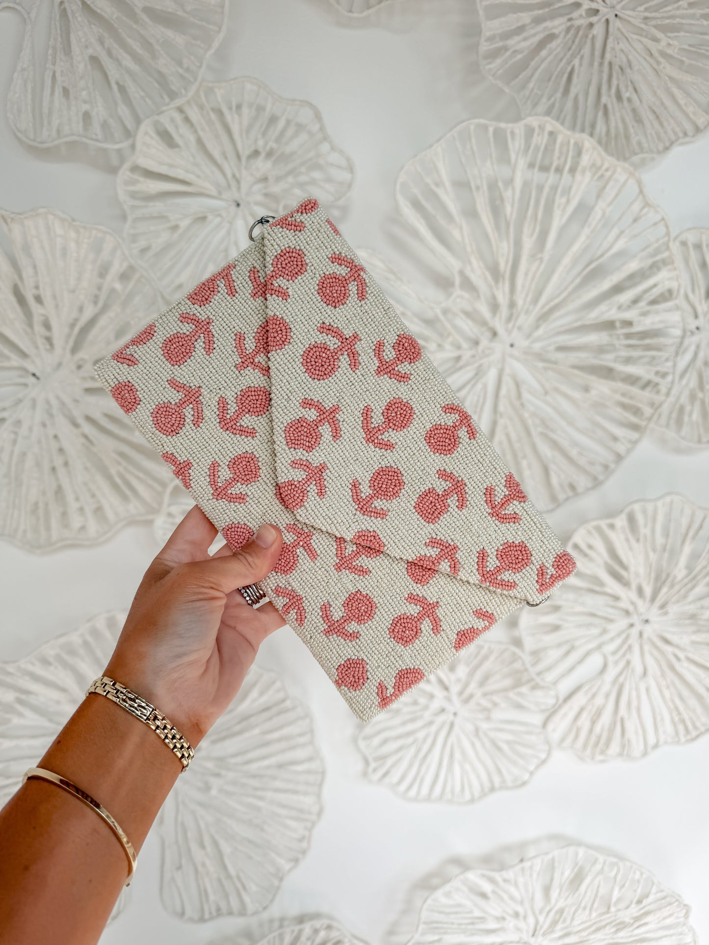 The Sloane Beaded Clutch