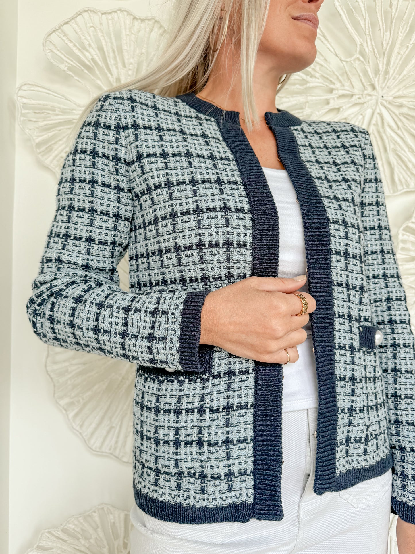Sail to Sable Blue Cardigan