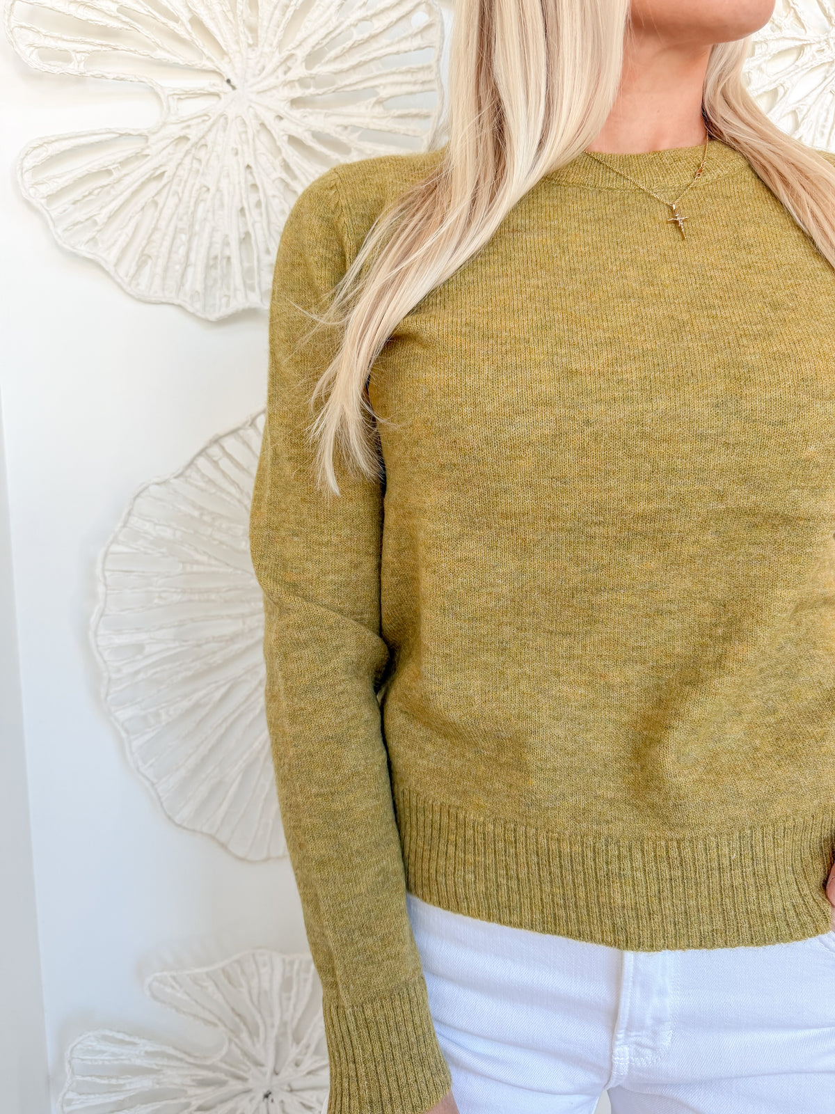 Moss Basic Crewneck Sweater