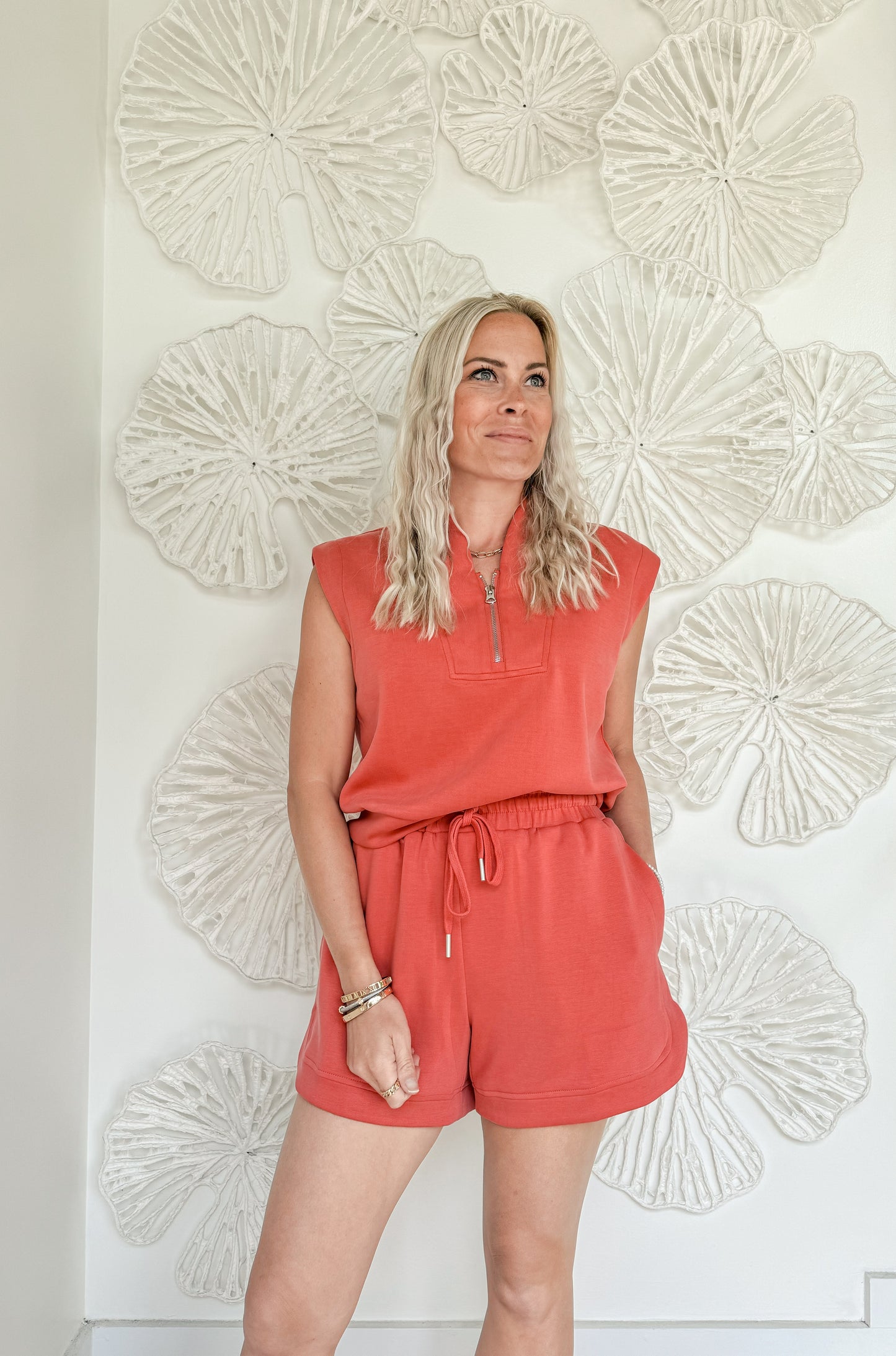 Coral Short Set
