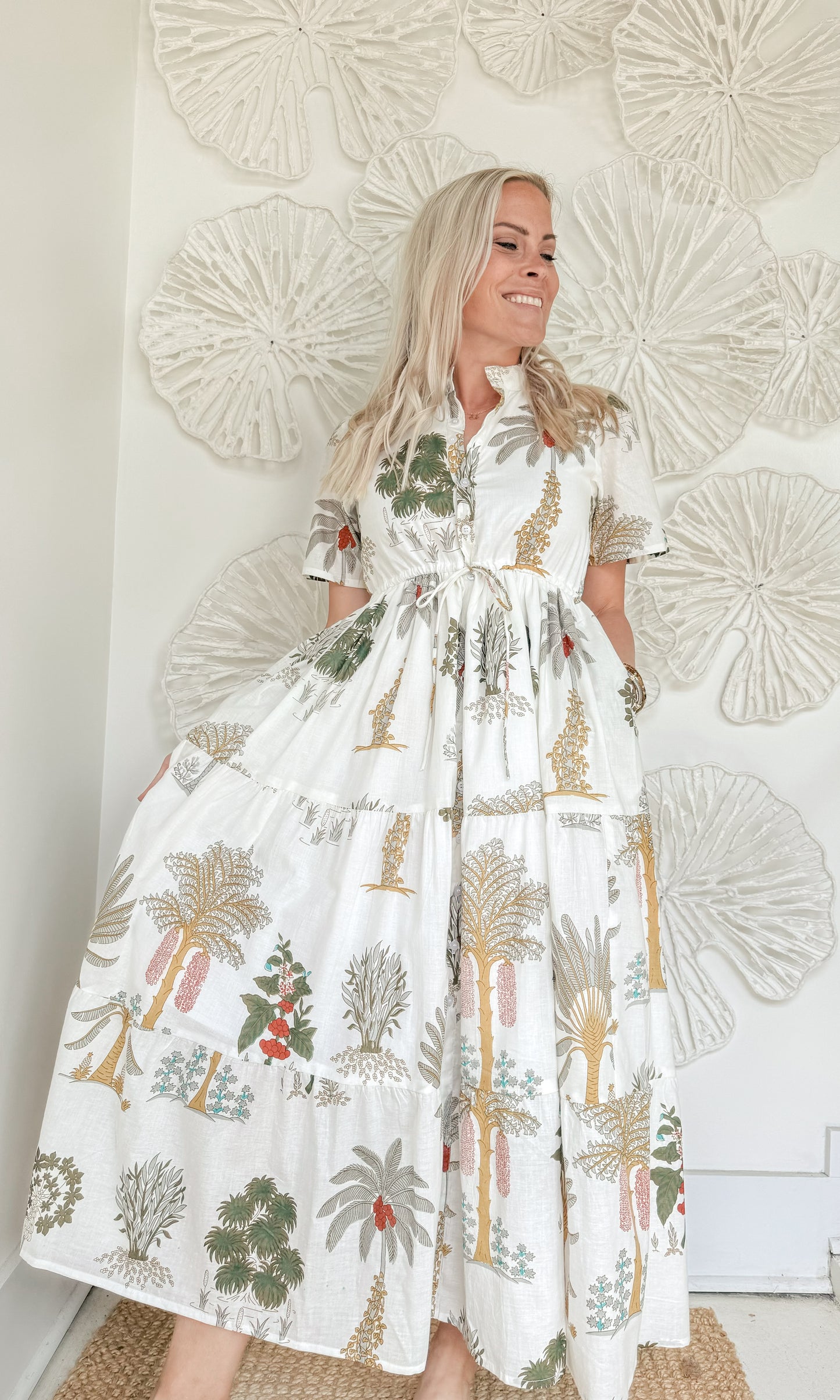 The Tatum Block Print Maxi