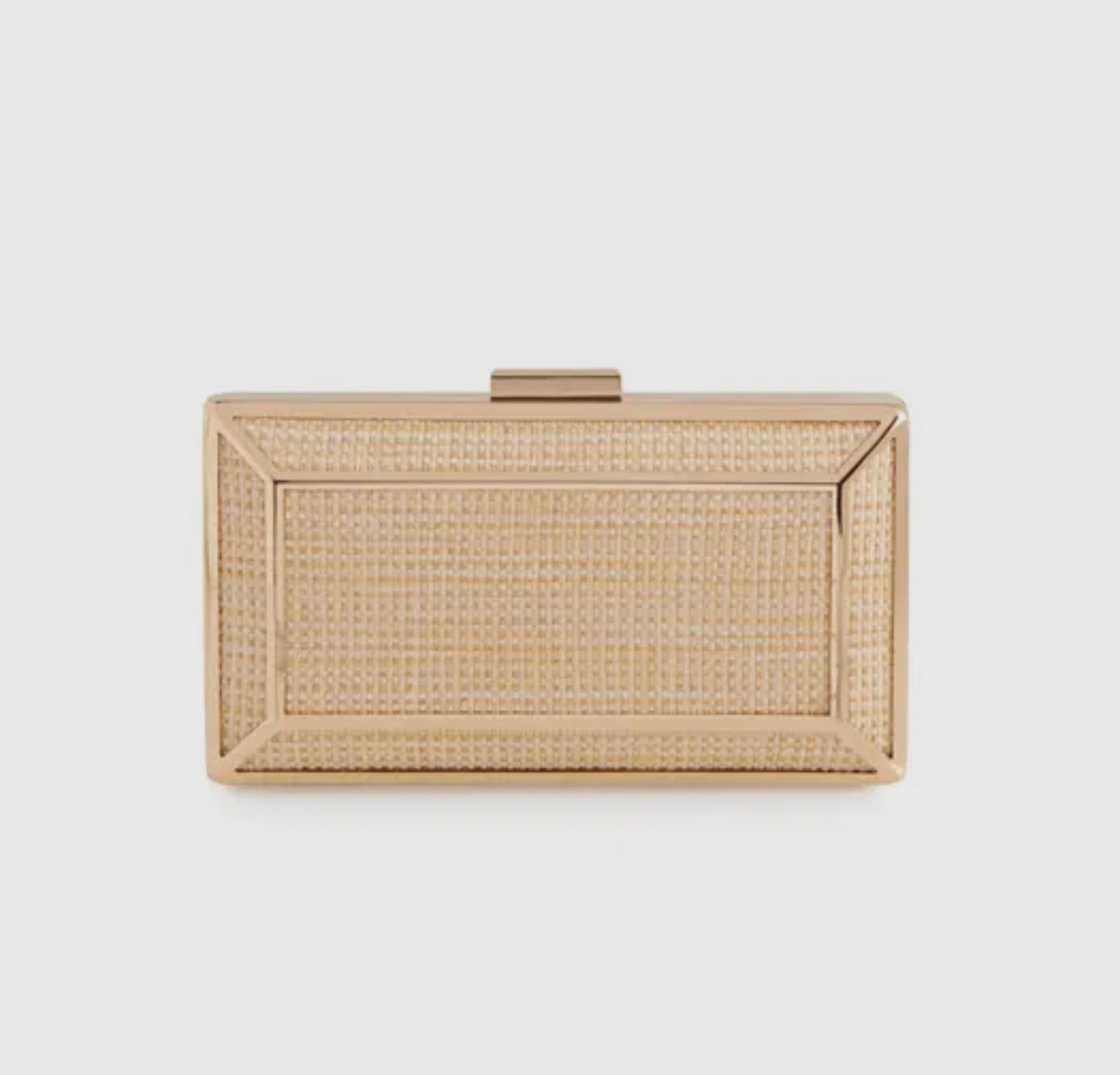 Rafia Minaudiere Clutch