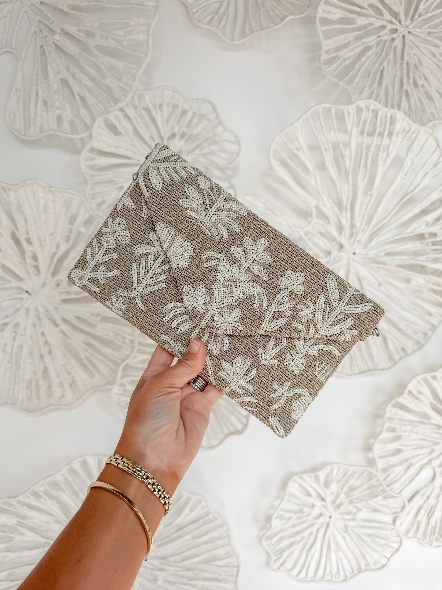 The James Beaded Clutch