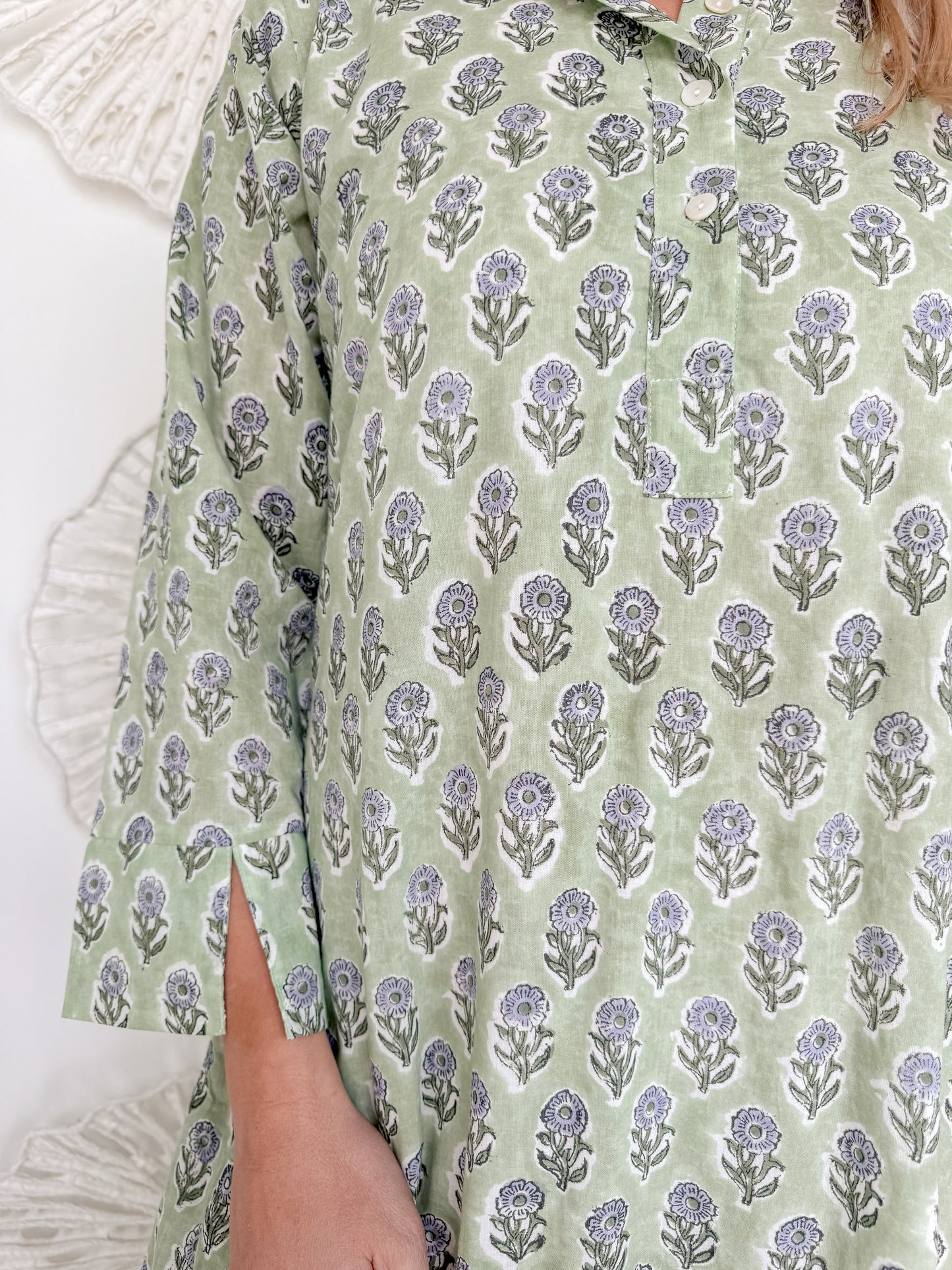 The Stephanie Block Print Maxi