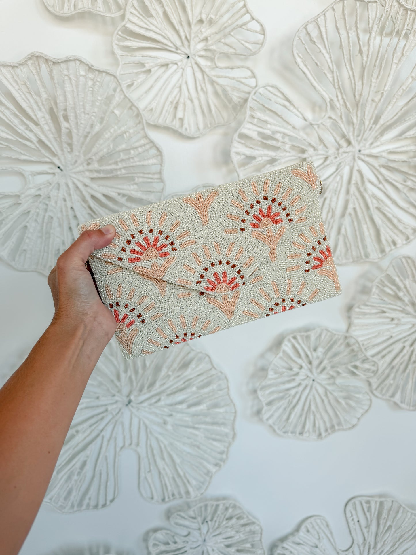 The Cia Beaded Clutch