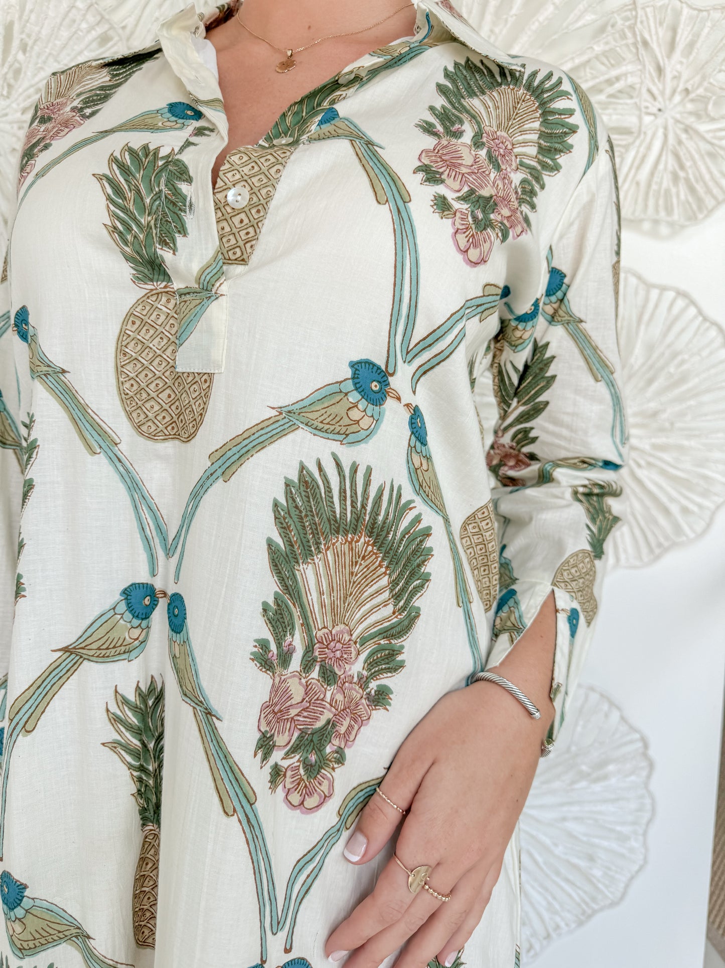 The Bridget Block Print Maxi