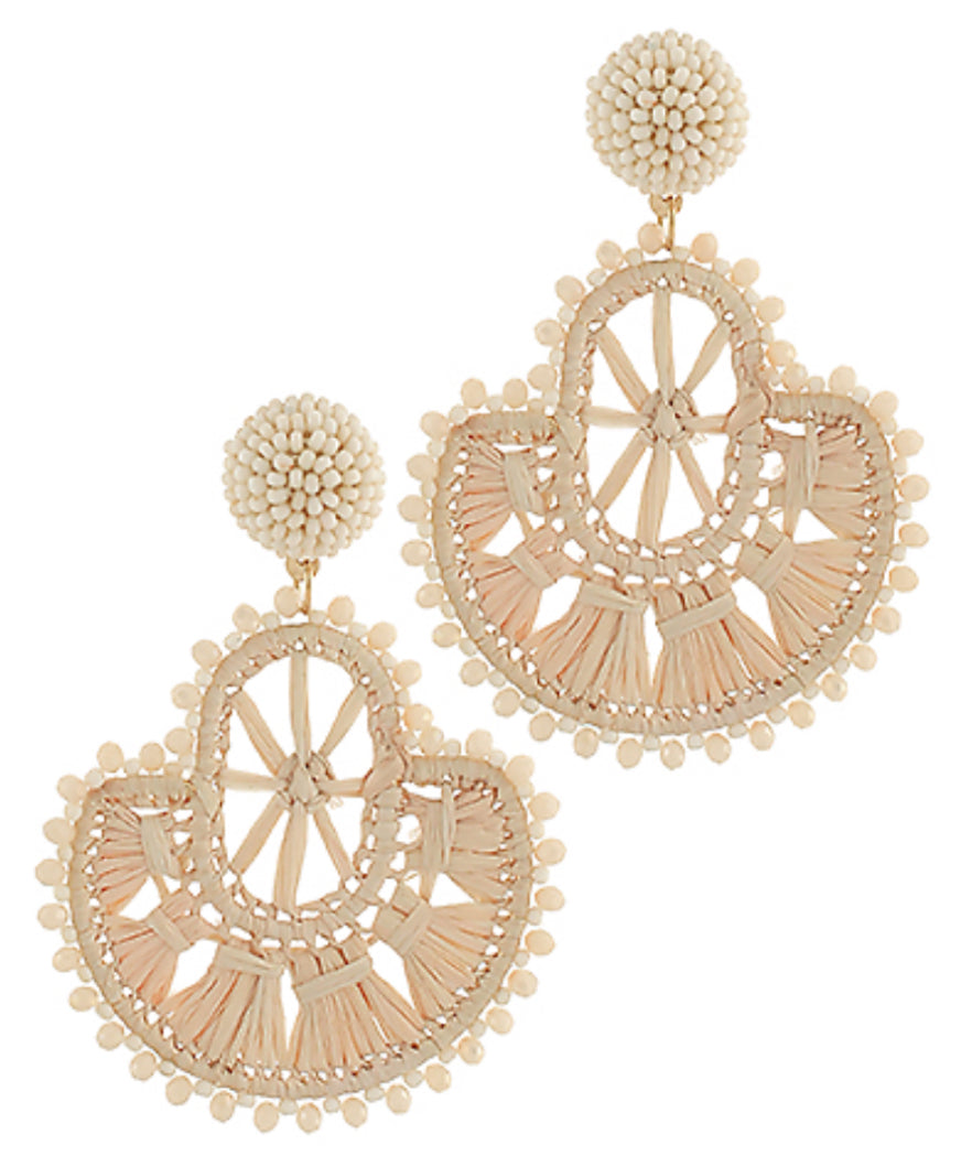 Crochet Style Beaded Earrings