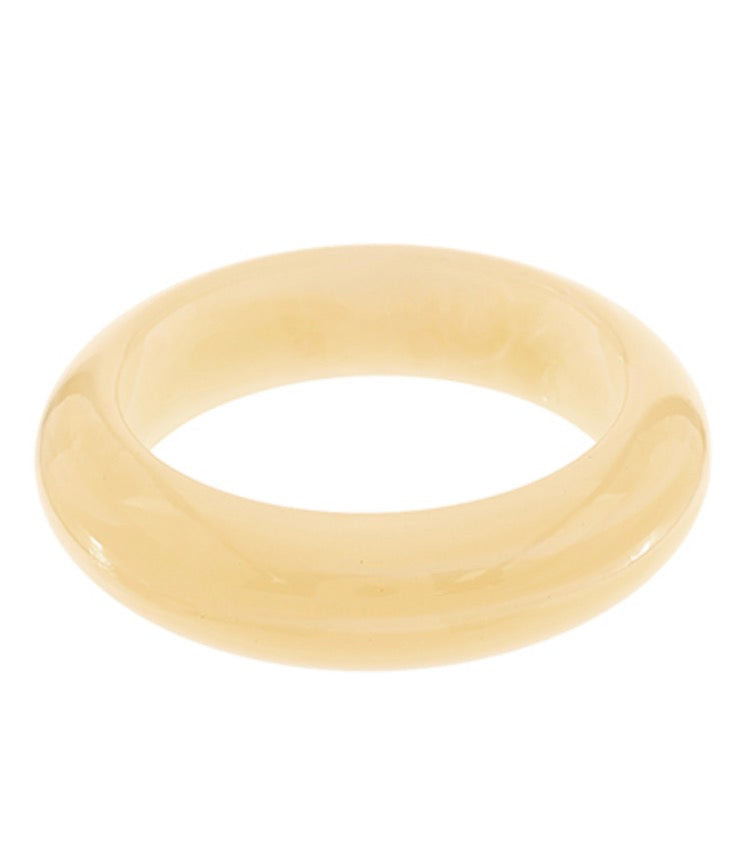 Beige Marble Acrylic Bangle