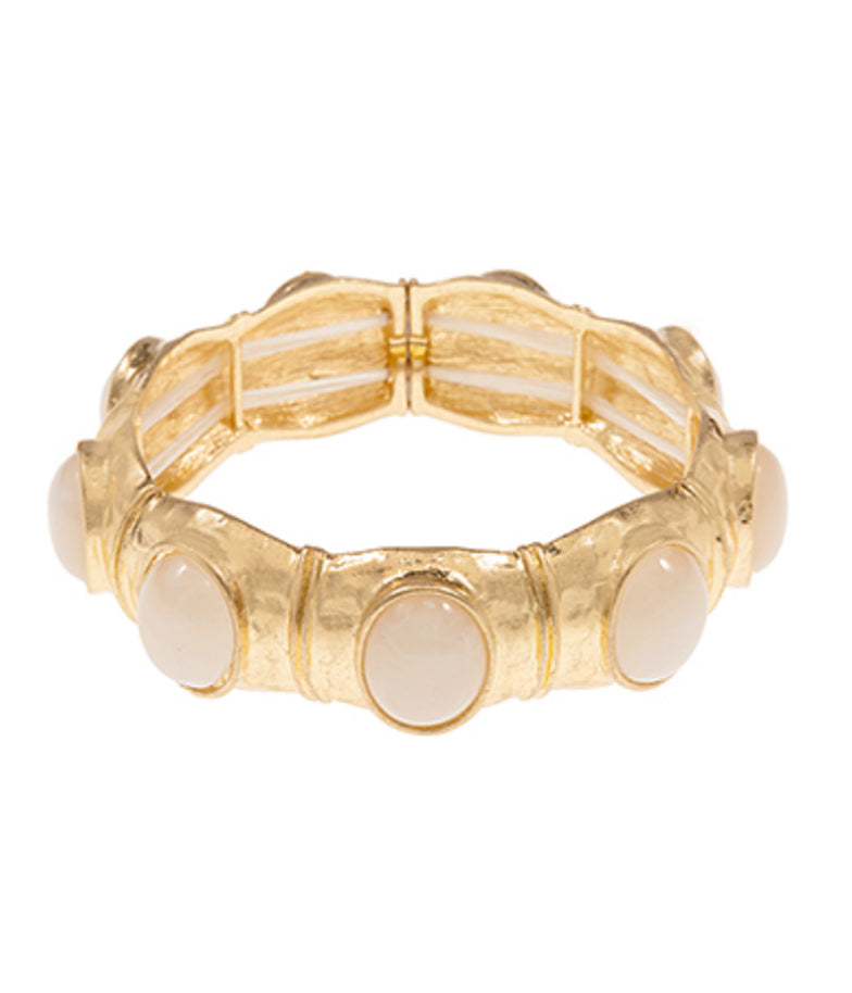 Vintage Oval Stone Bracelet