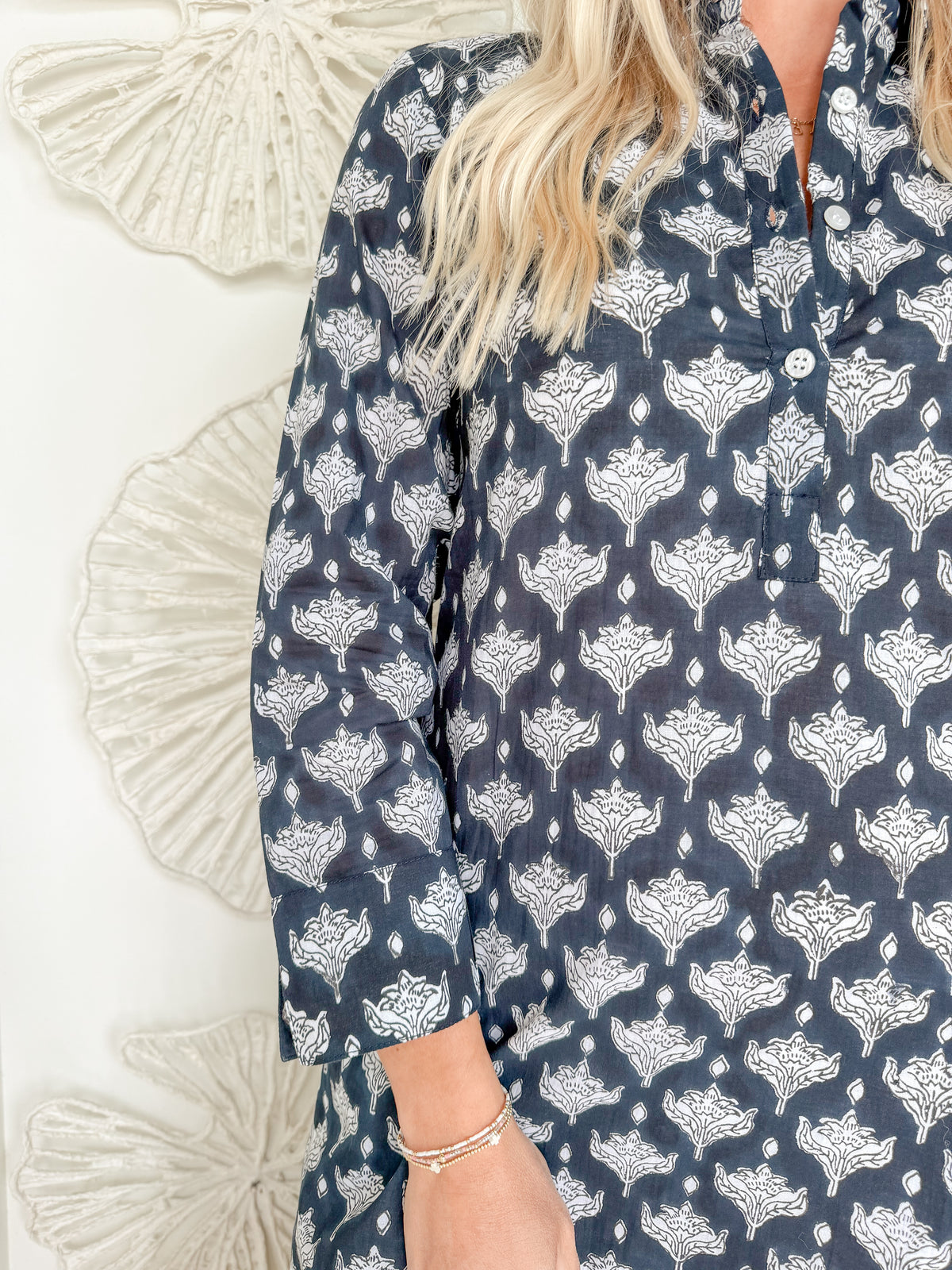 The Madison Block Print Midi