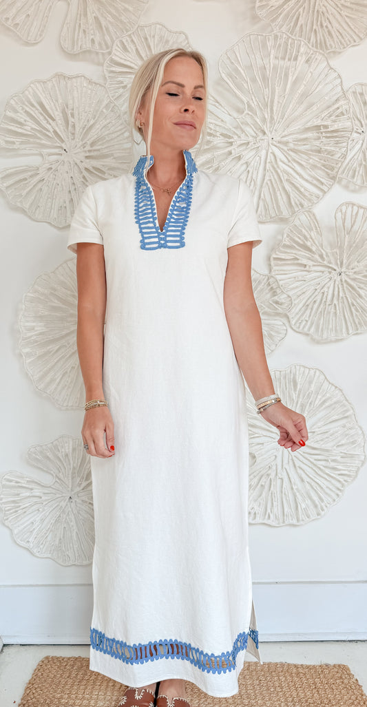 The Cambridge Ming Collared Maxi