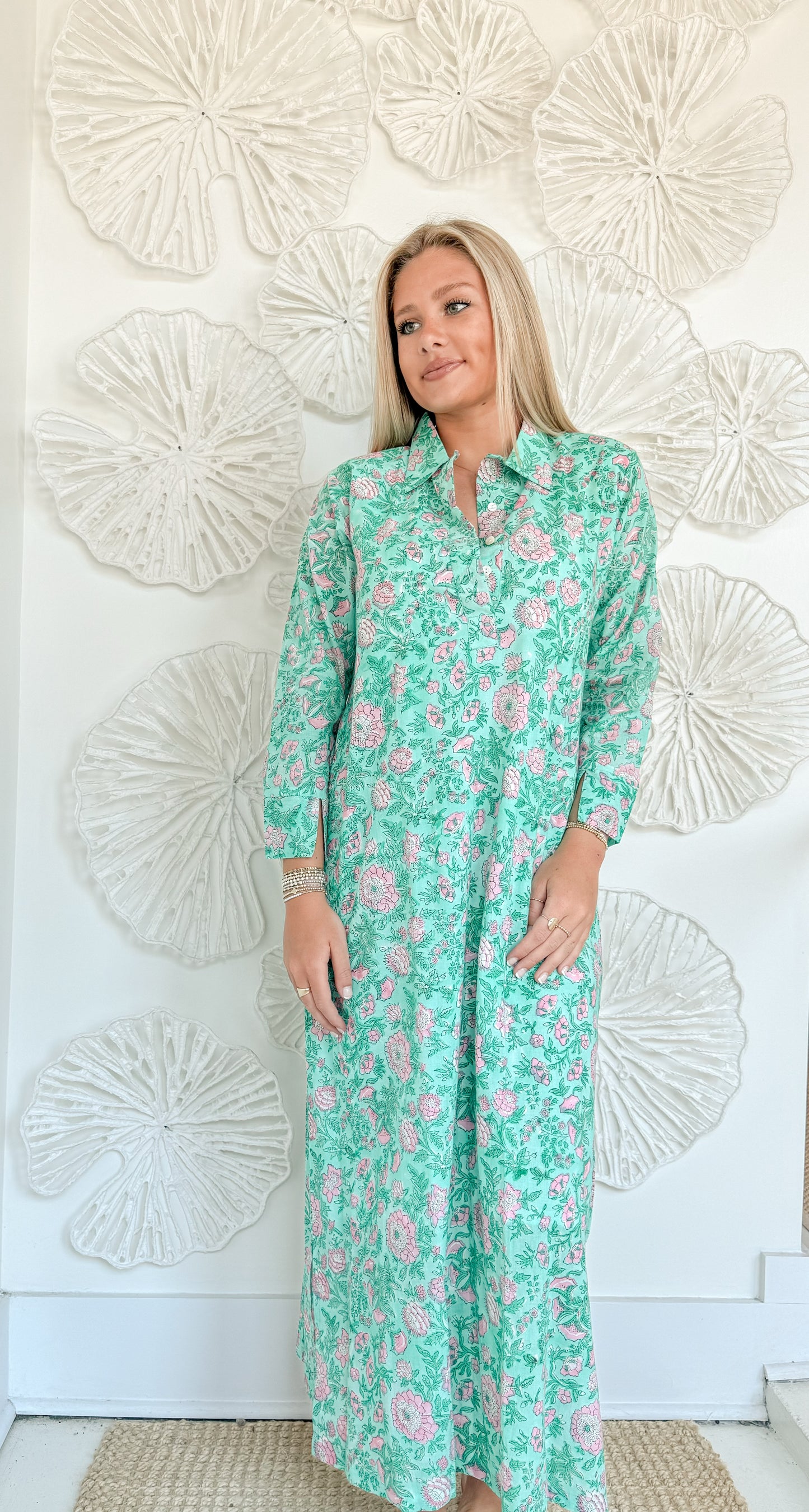 The Gretchen Block Print Maxi