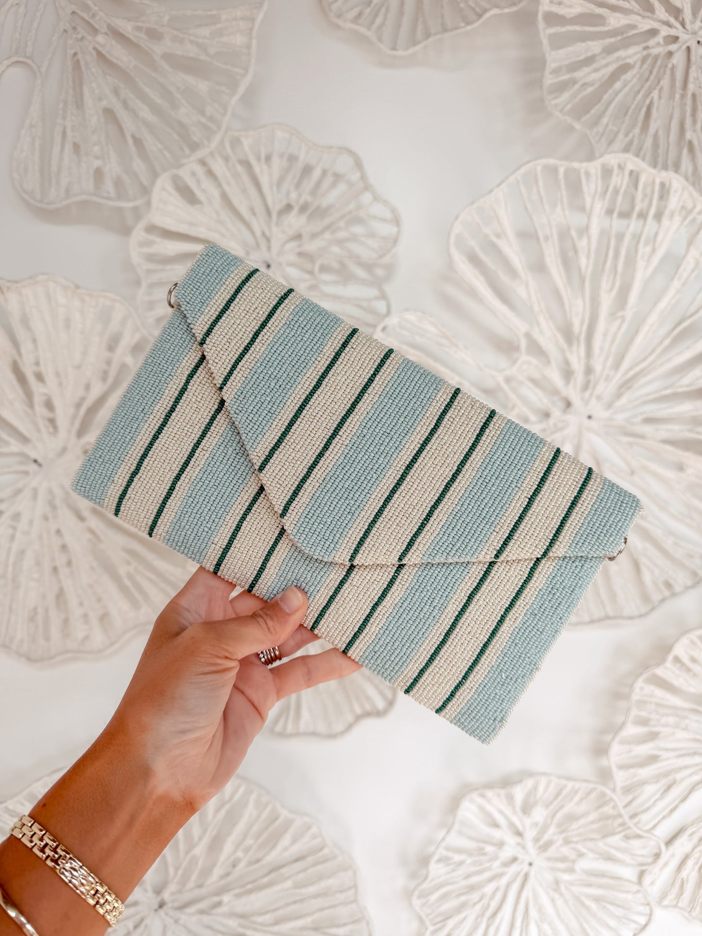The Charlie Beaded Clutch