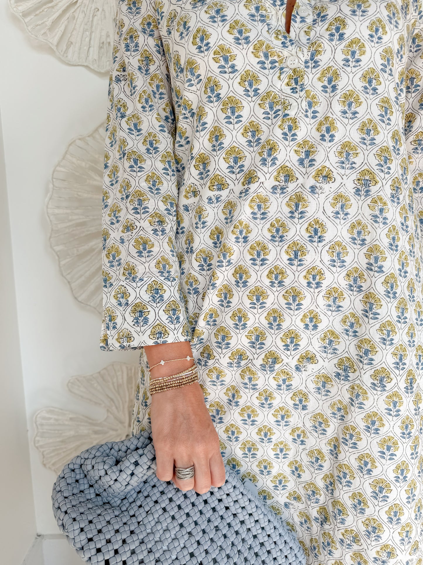 The Willow Block Print Maxi