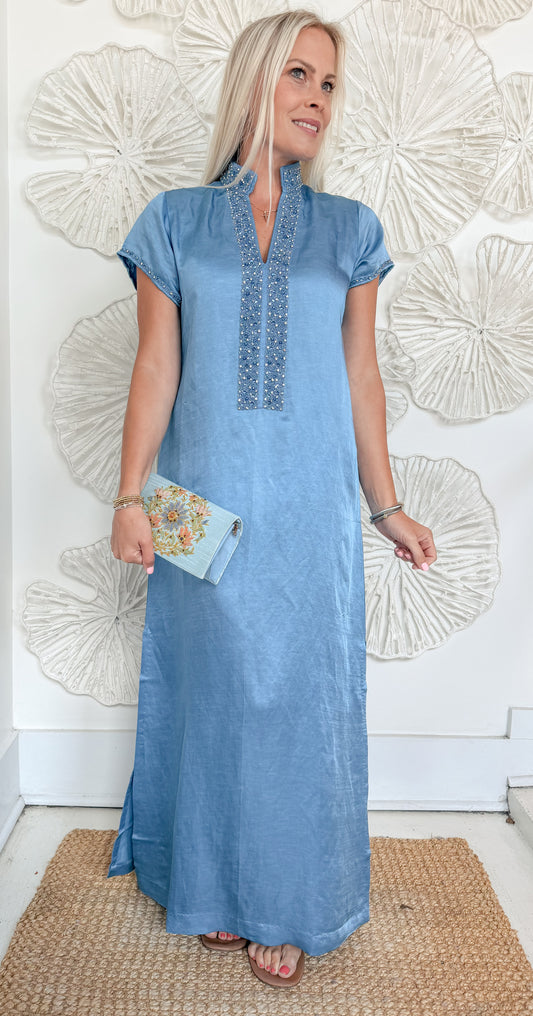 The Meg Cap Sleeve Caftan