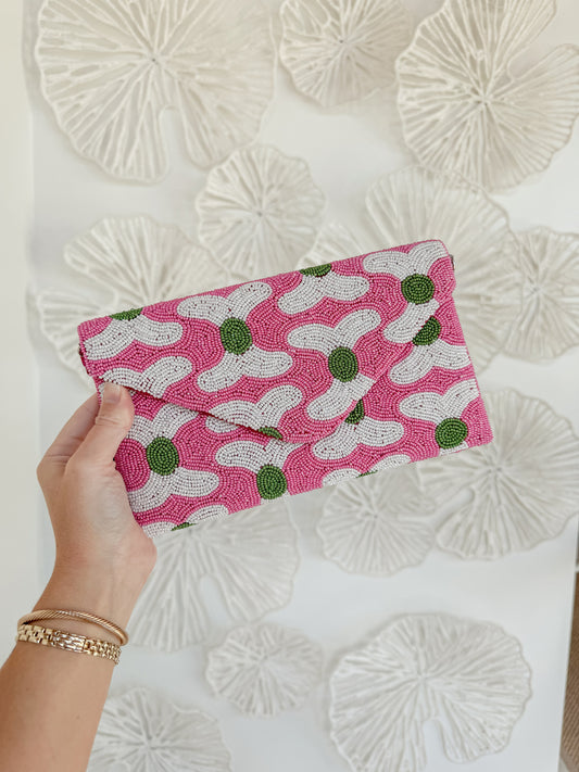 The Blyth Beaded Clutch