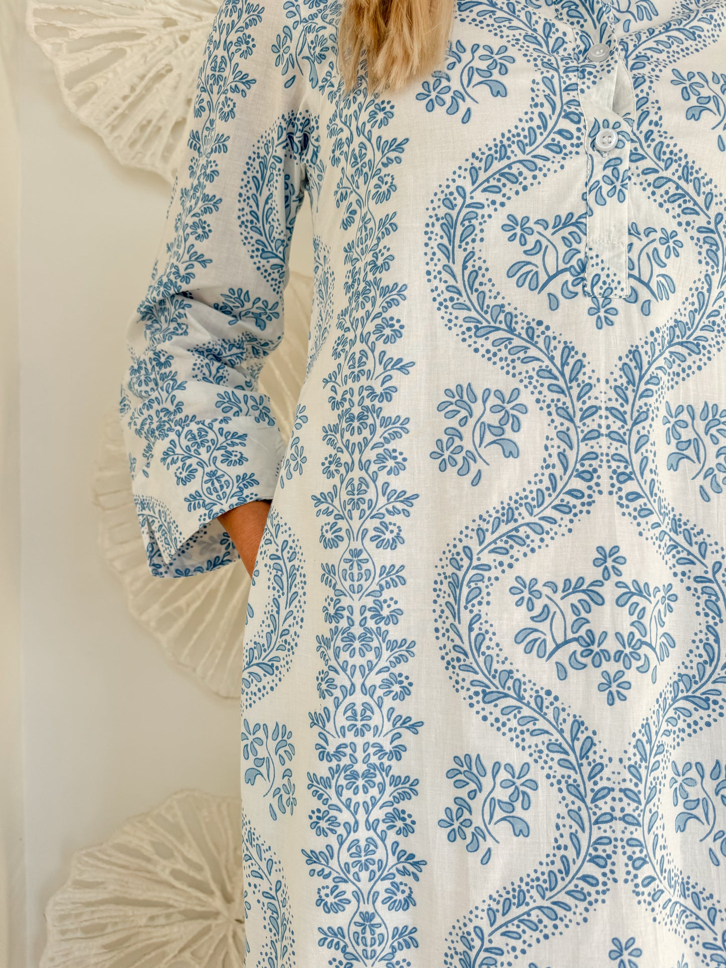 The Kayla Block Print Maxi