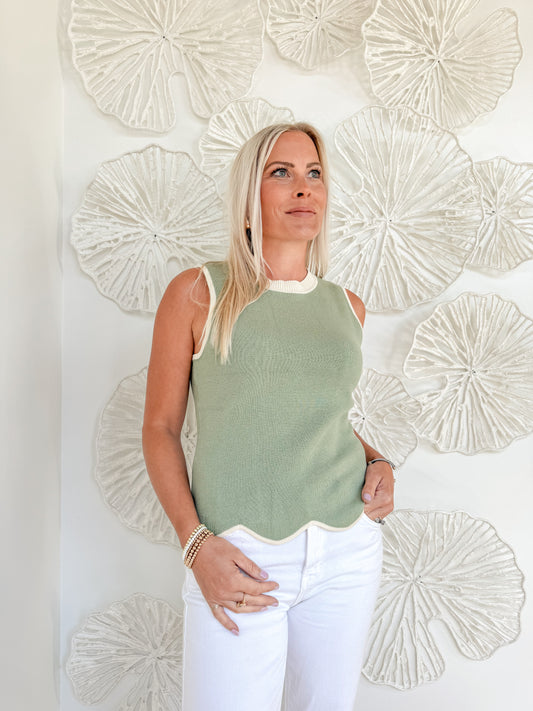 Matcha Knit Tank