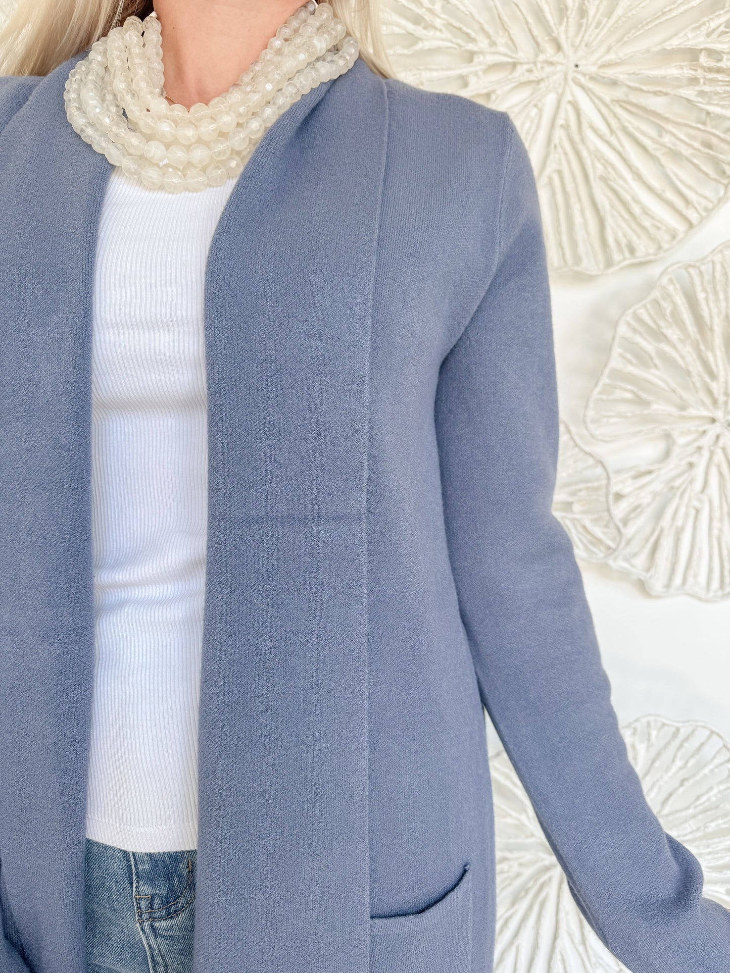 Cornflower Blue Midi Coat